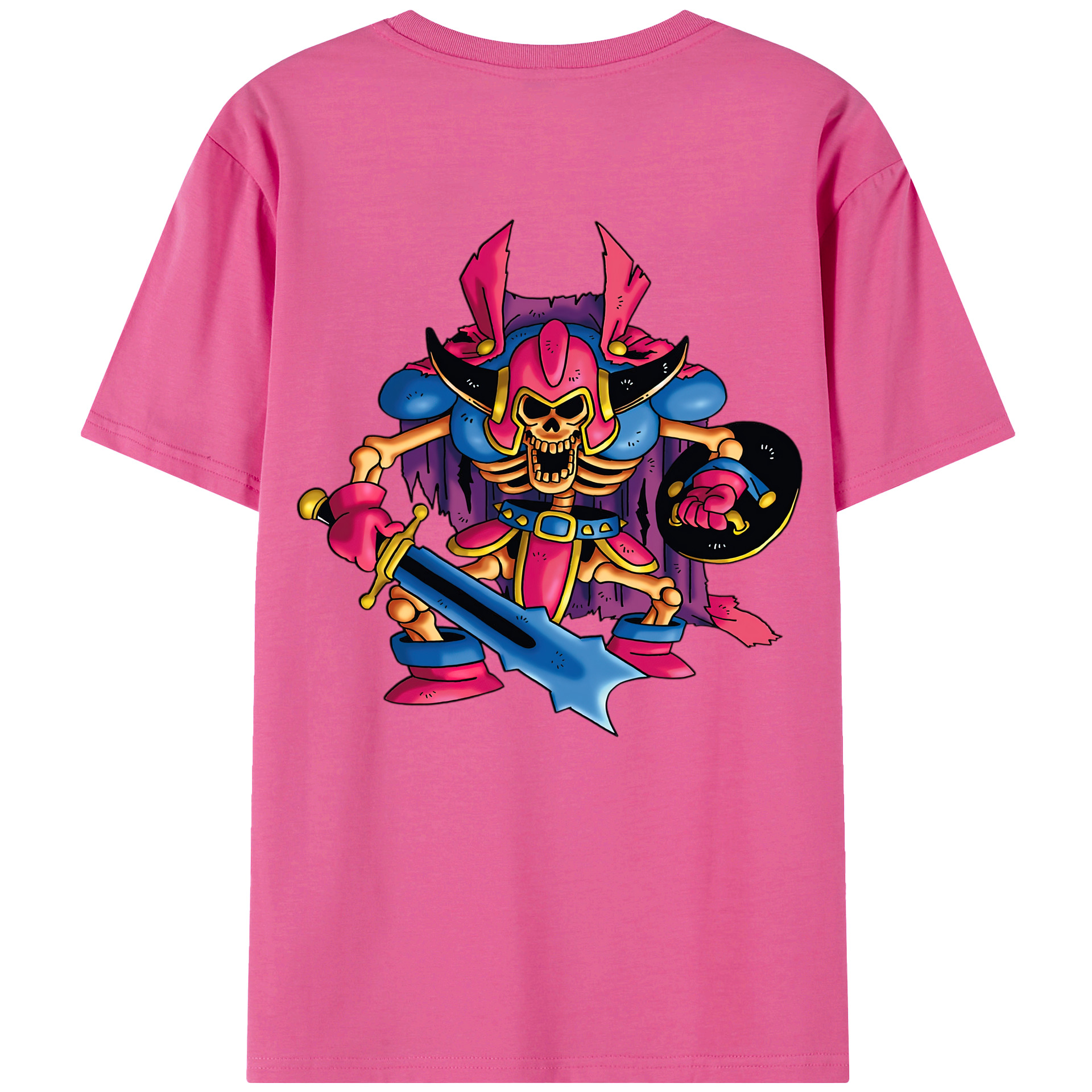 （画像用） ドラゴンクエスト Doragon Kuesuto Dragon Quest レディース半袖Tシャツ(バックプリント)