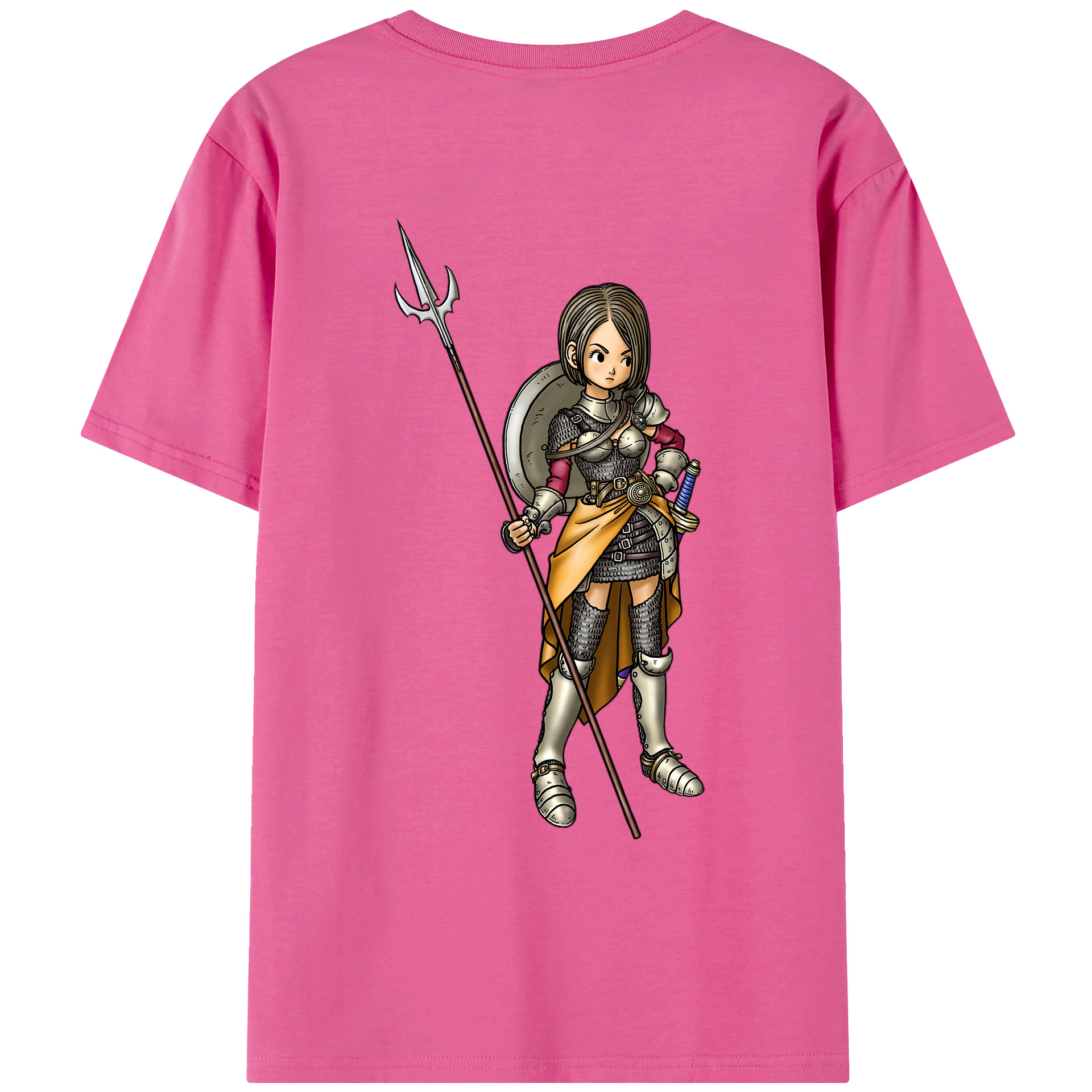 （画像用） ドラゴンクエスト Doragon Kuesuto Dragon Quest レディース半袖Tシャツ(バックプリント)
