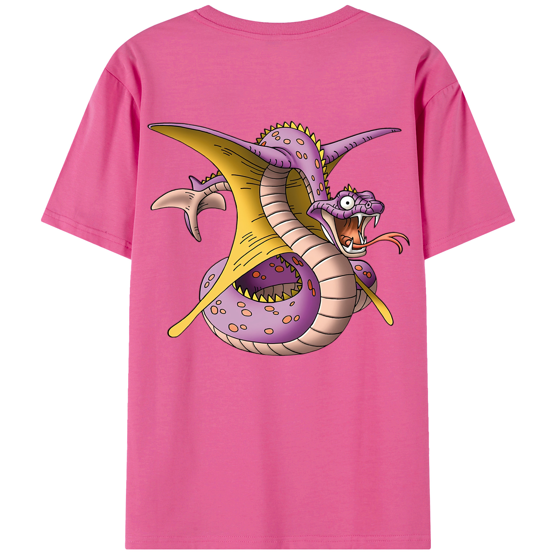 （画像用） ドラゴンクエスト Doragon Kuesuto Dragon Quest レディース半袖Tシャツ(バックプリント)