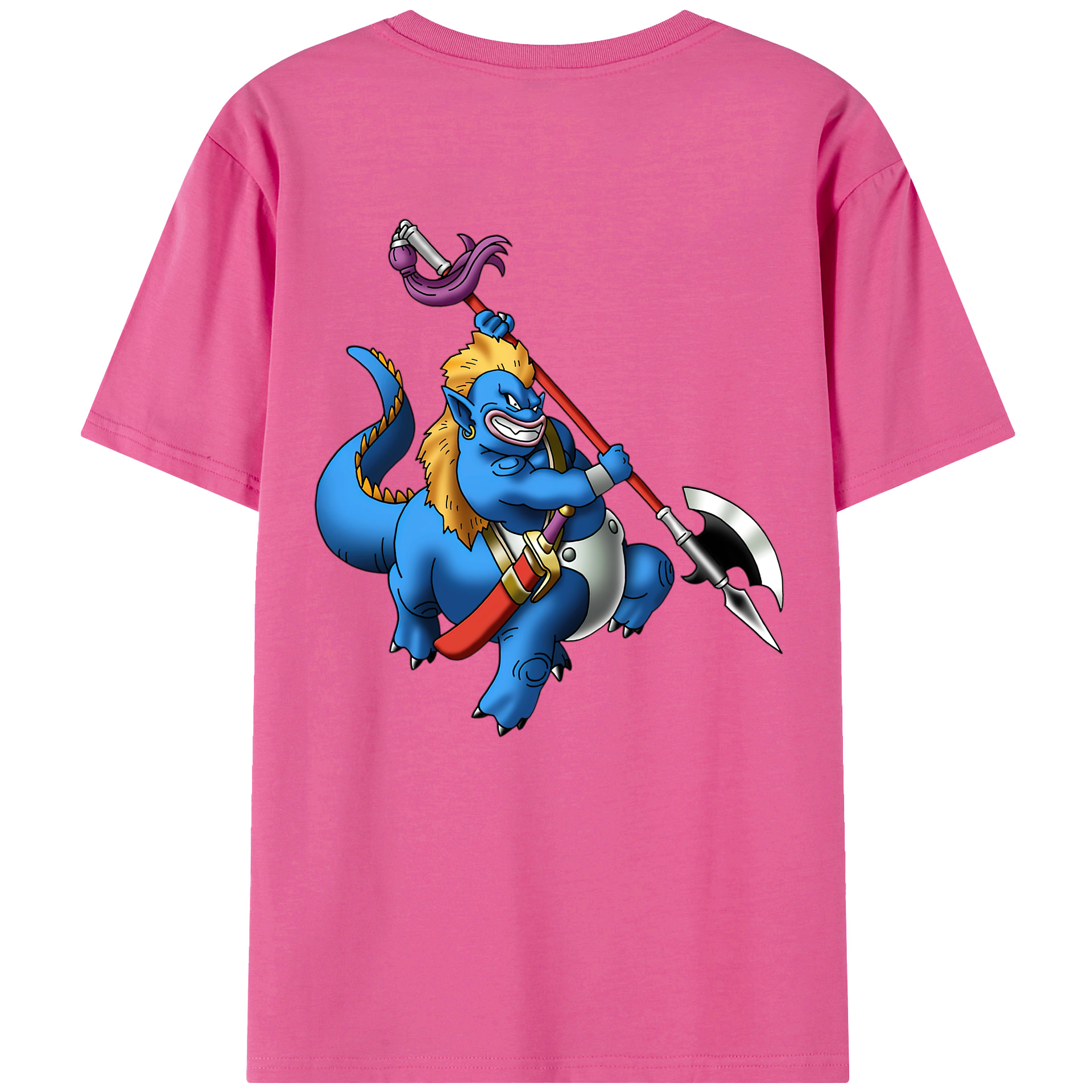 （画像用） ドラゴンクエスト Doragon Kuesuto Dragon Quest レディース半袖Tシャツ(バックプリント)