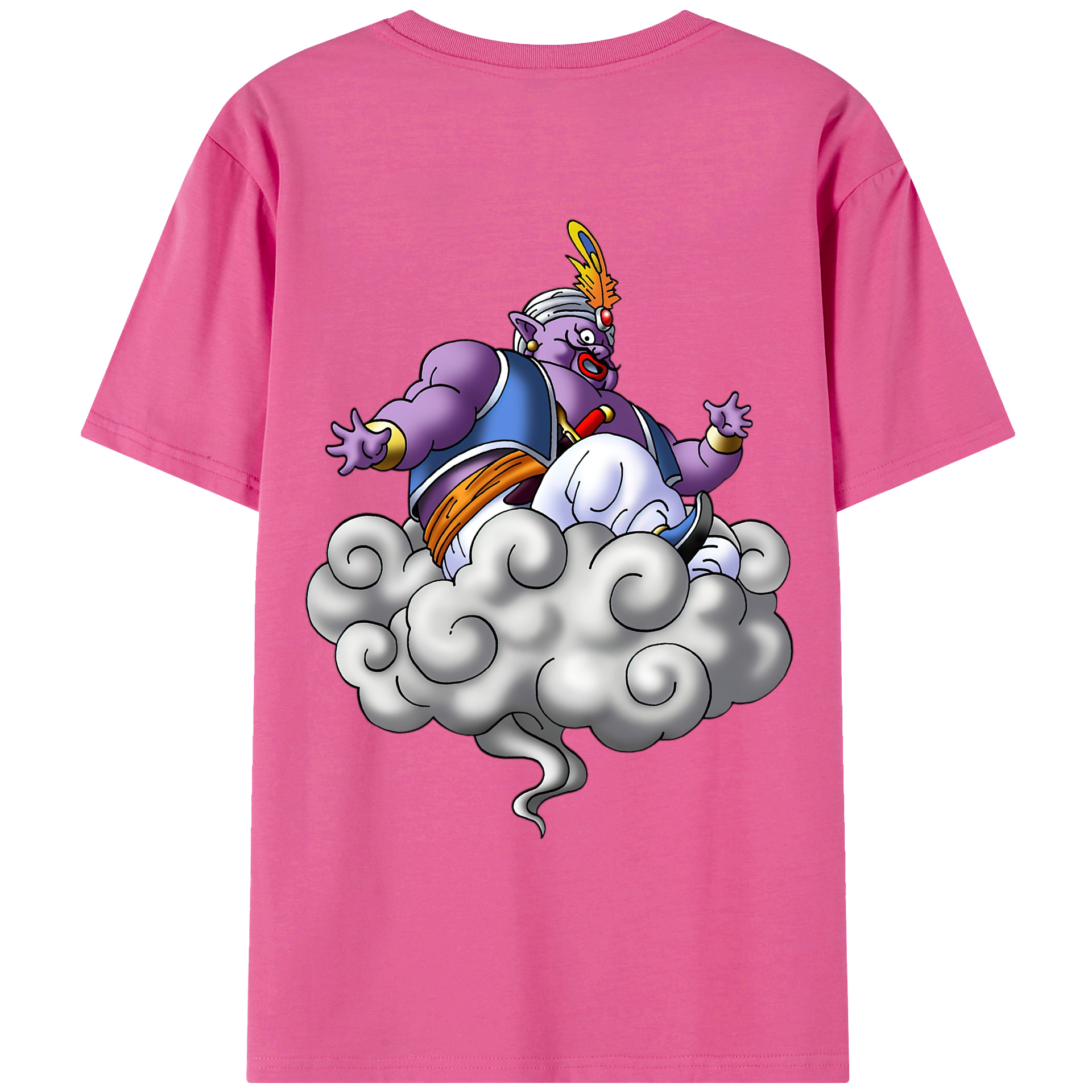 （画像用） ドラゴンクエスト Doragon Kuesuto Dragon Quest レディース半袖Tシャツ(バックプリント)