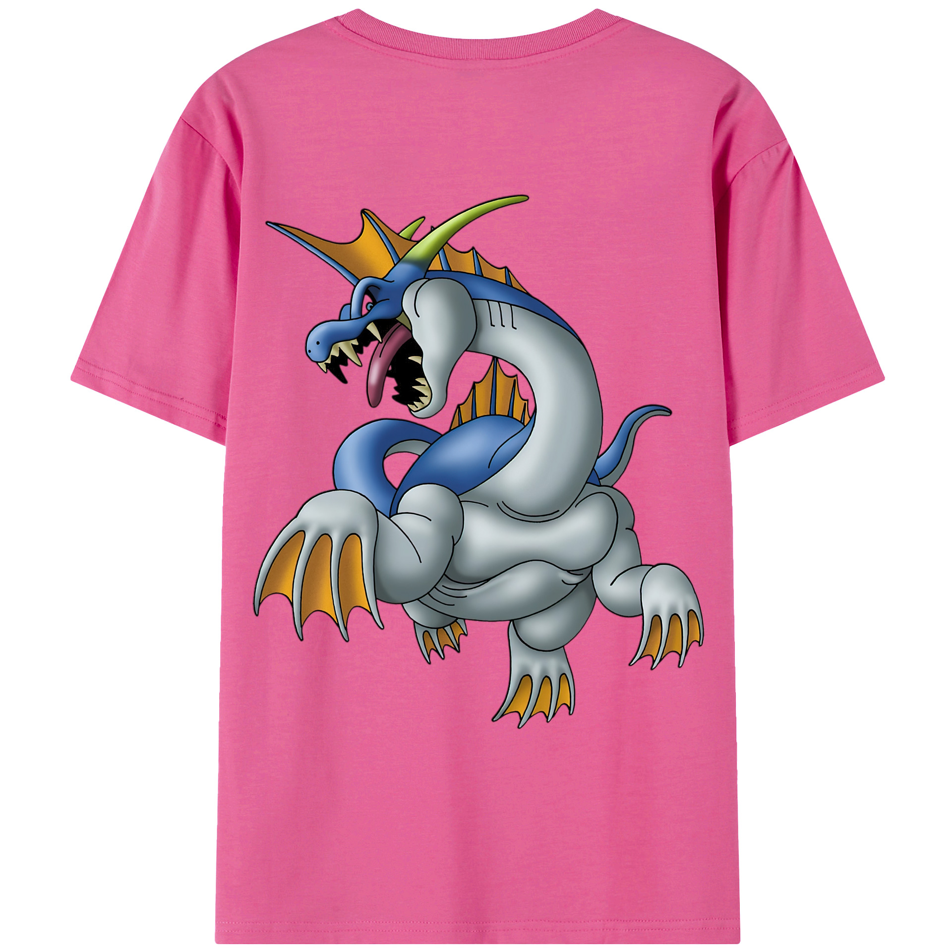 （画像用） ドラゴンクエスト Doragon Kuesuto Dragon Quest レディース半袖Tシャツ(バックプリント)