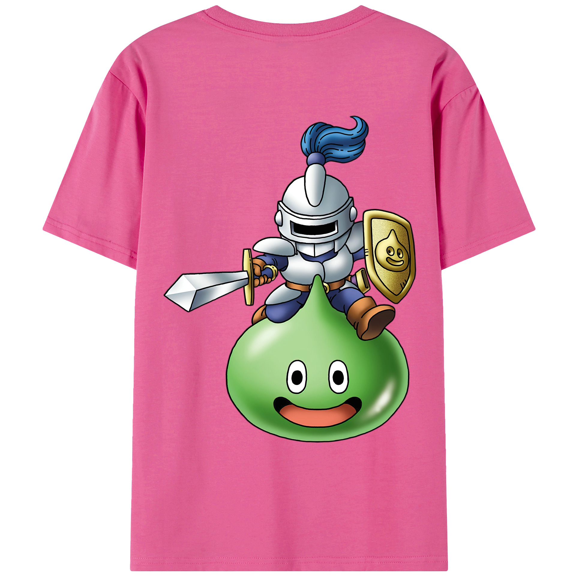 （画像用） ドラゴンクエスト Doragon Kuesuto Dragon Quest レディース半袖Tシャツ(バックプリント)