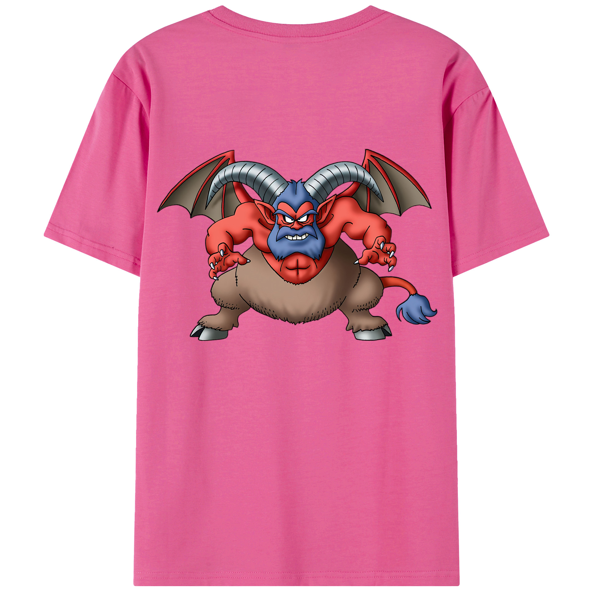 （画像用） ドラゴンクエスト Doragon Kuesuto Dragon Quest レディース半袖Tシャツ(バックプリント)