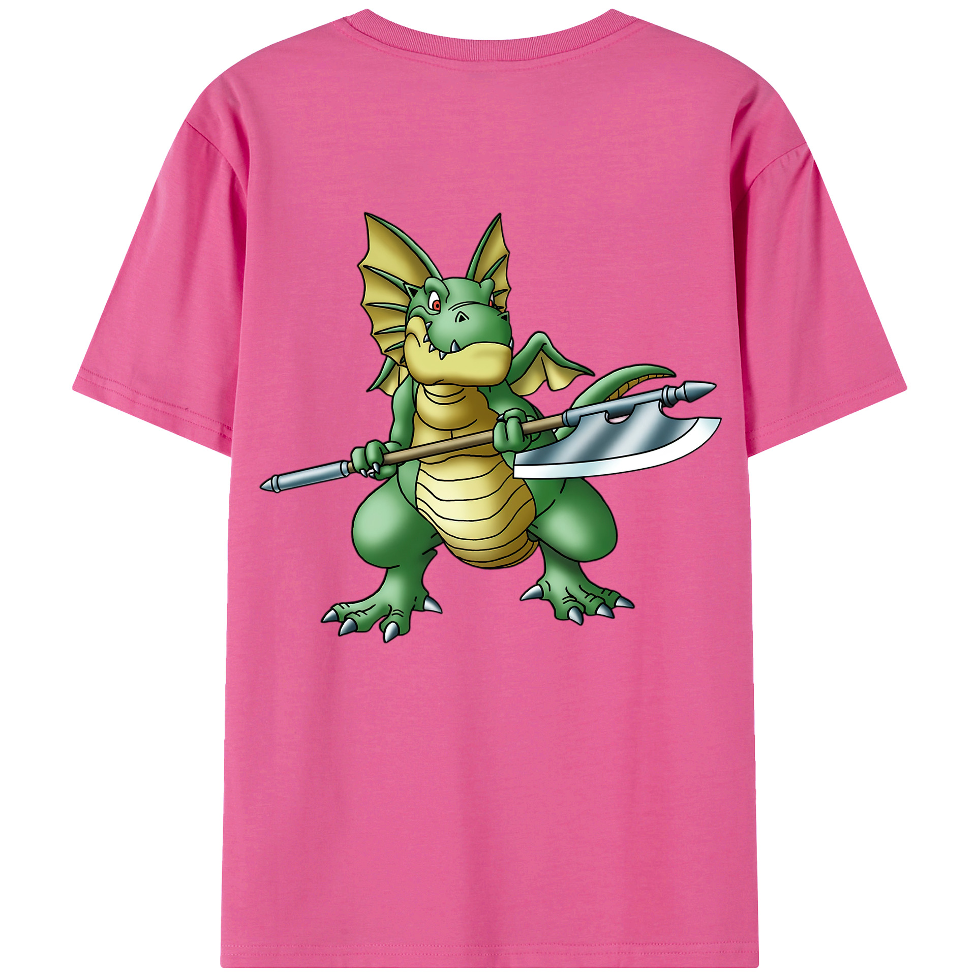 （画像用） ドラゴンクエスト Doragon Kuesuto Dragon Quest レディース半袖Tシャツ(バックプリント)