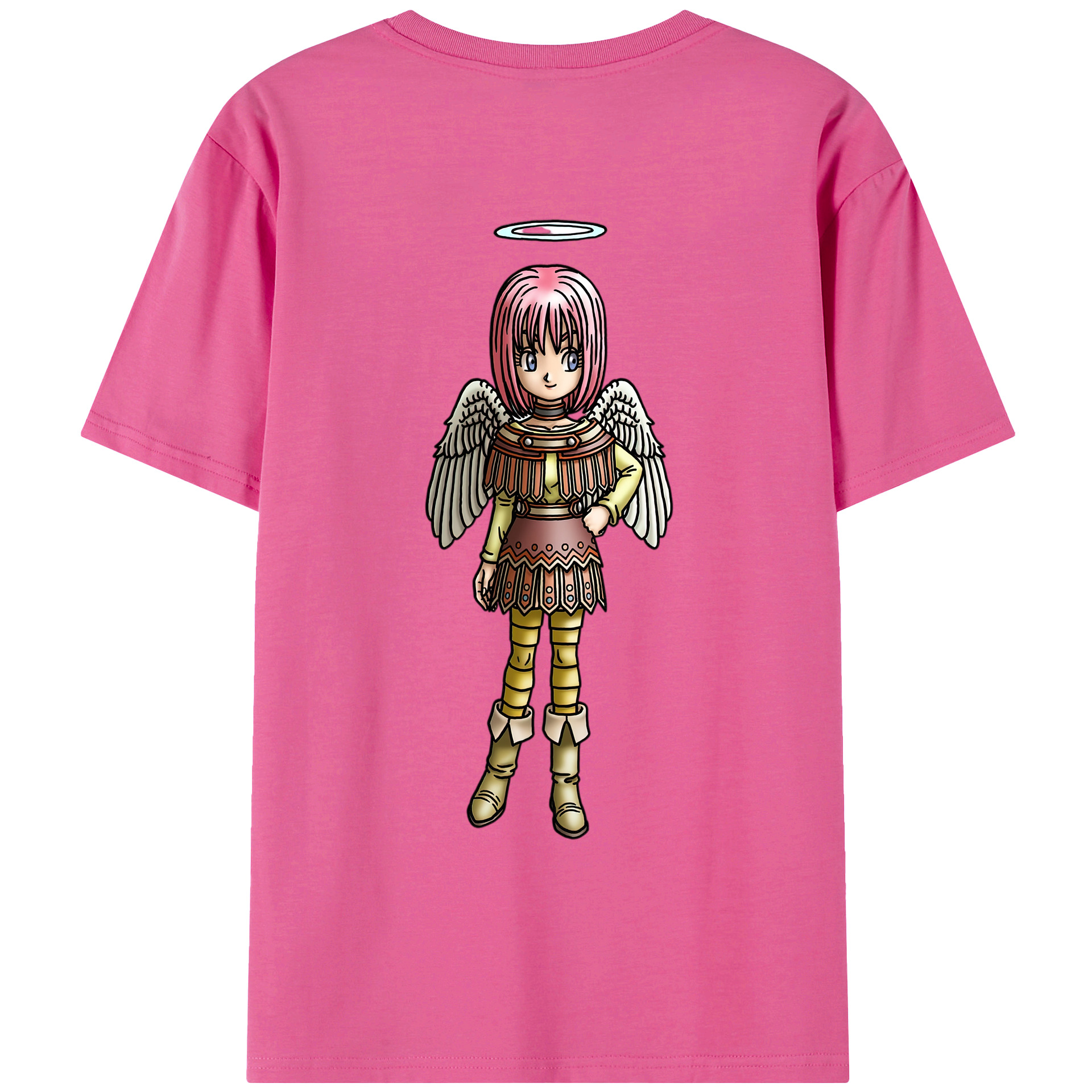 （画像用） ドラゴンクエスト Doragon Kuesuto Dragon Quest レディース半袖Tシャツ(バックプリント)