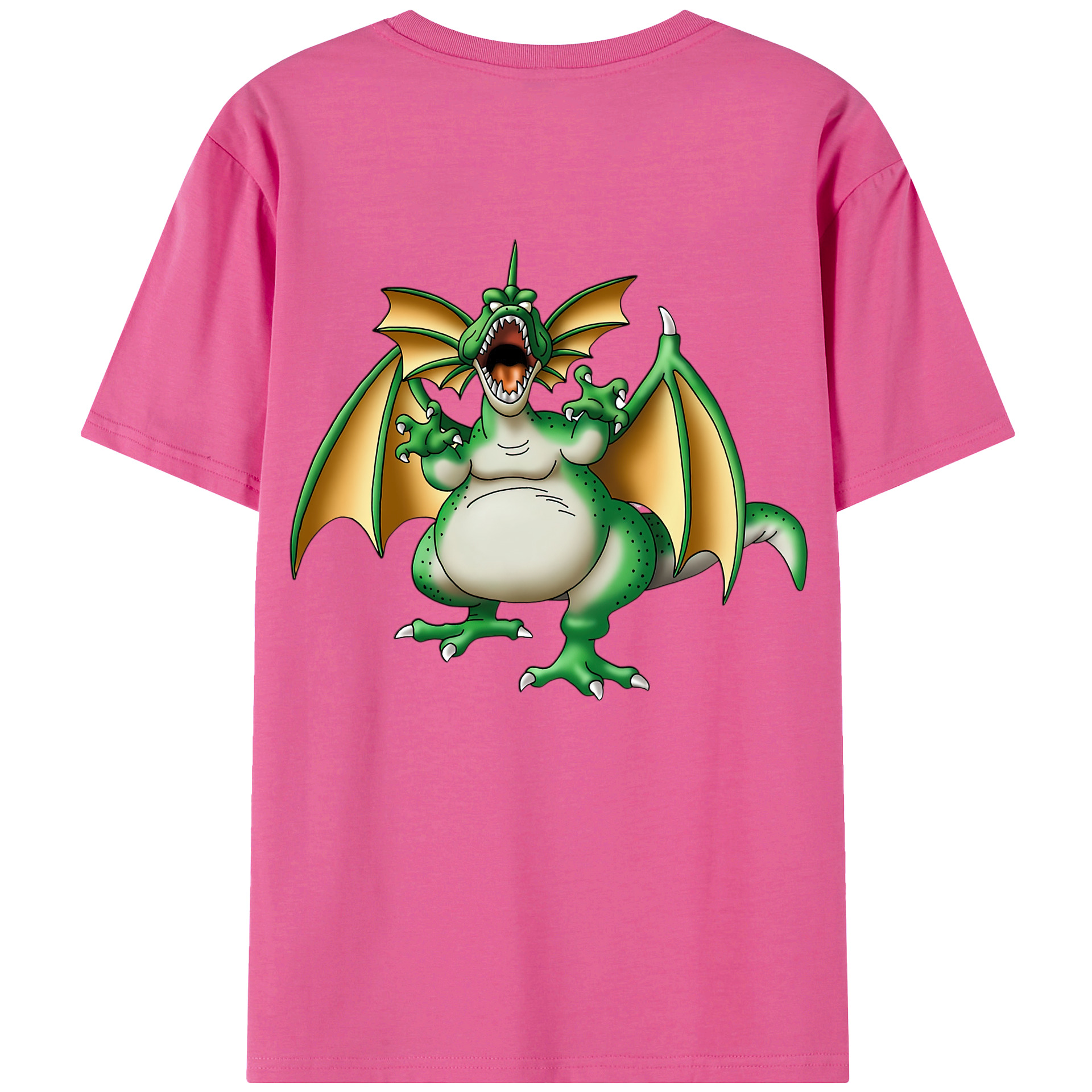 （画像用） ドラゴンクエスト Doragon Kuesuto Dragon Quest レディース半袖Tシャツ(バックプリント)
