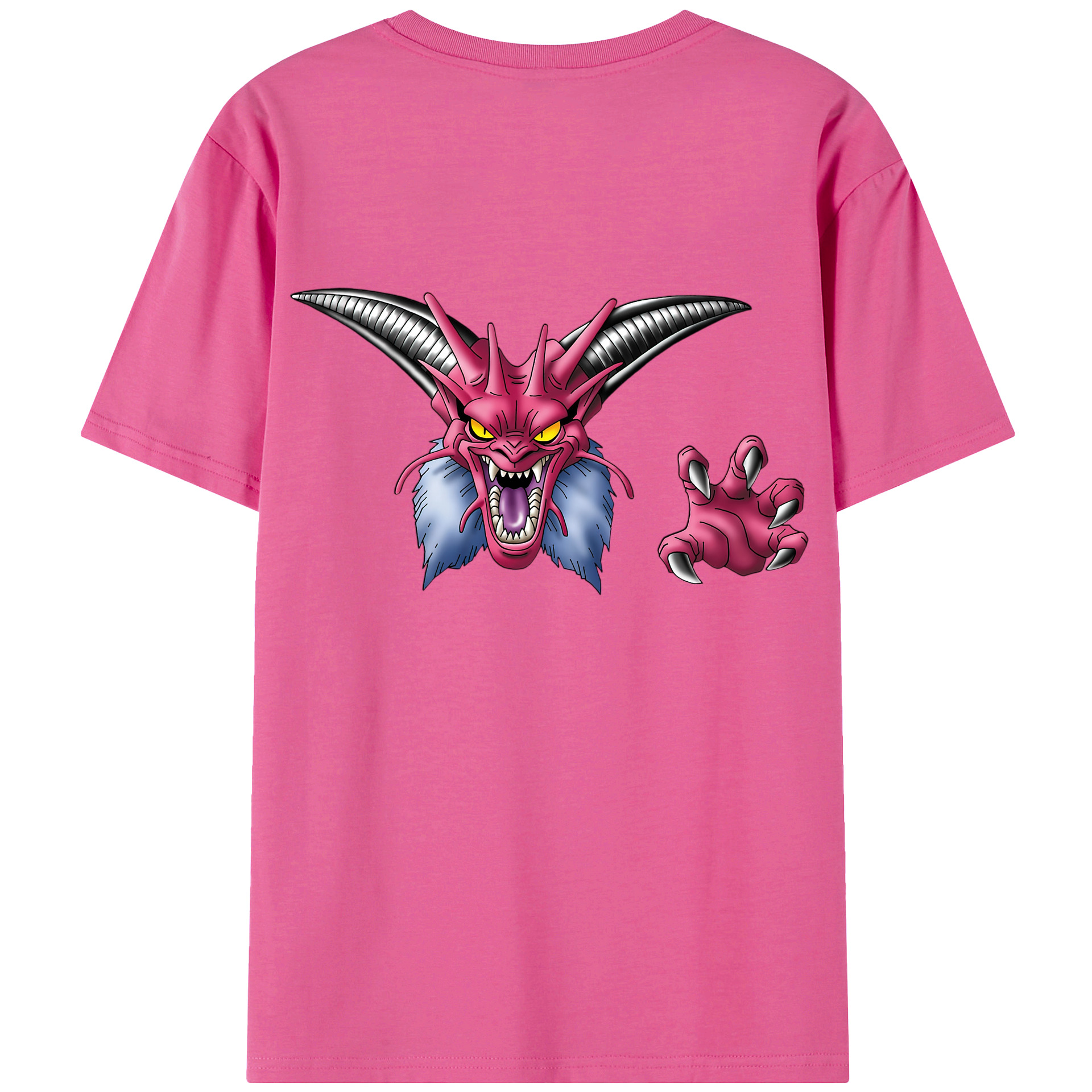 （画像用） ドラゴンクエスト Doragon Kuesuto Dragon Quest レディース半袖Tシャツ(バックプリント)