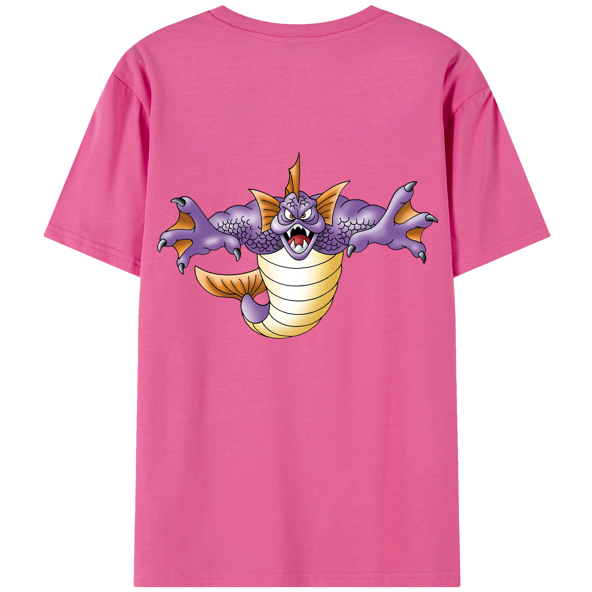 （画像用） ドラゴンクエスト Doragon Kuesuto Dragon Quest レディース半袖Tシャツ(バックプリント)