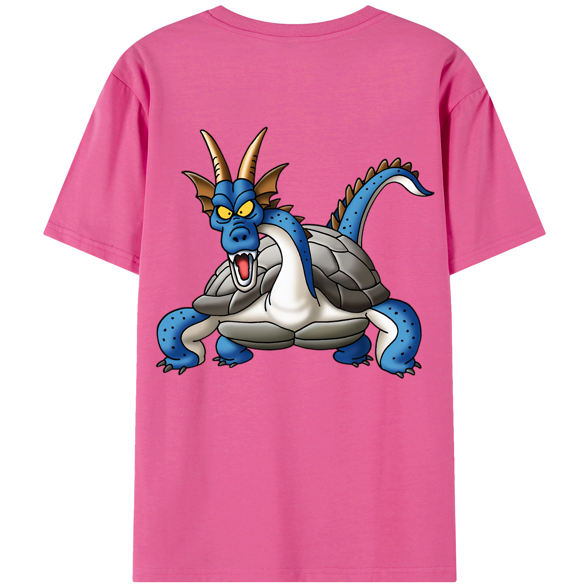 （画像用） ドラゴンクエスト Doragon Kuesuto Dragon Quest レディース半袖Tシャツ(バックプリント)