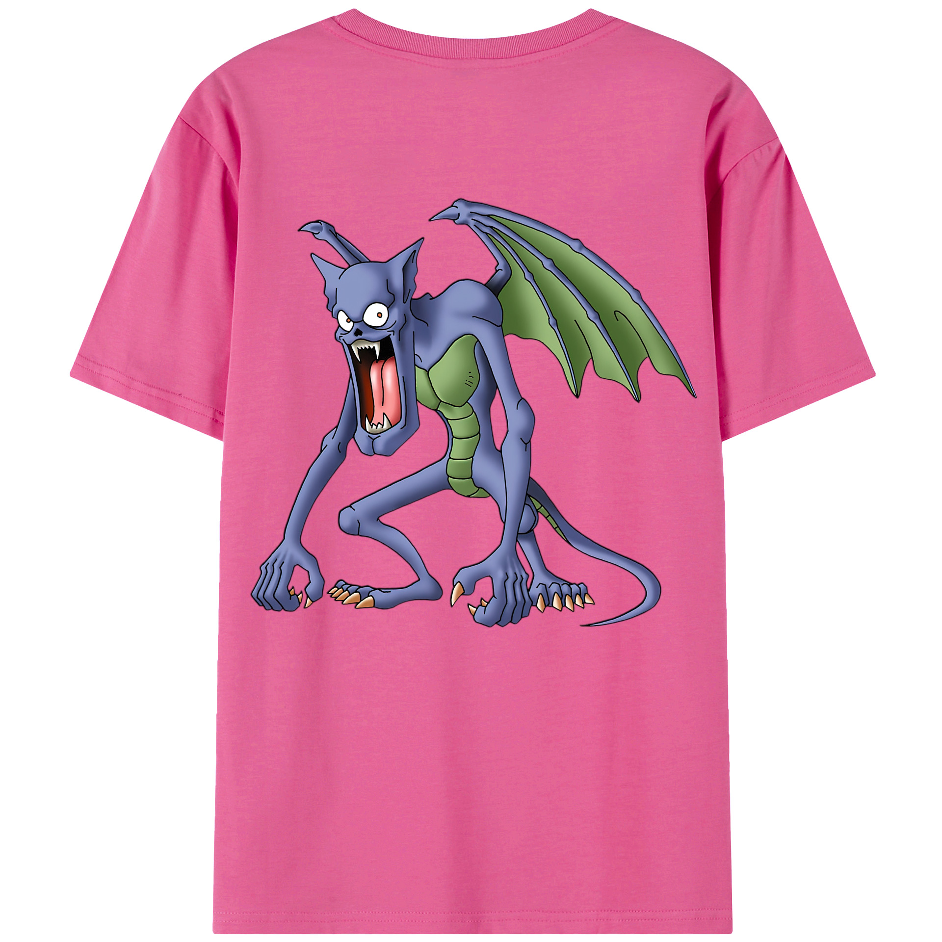（画像用） ドラゴンクエスト Doragon Kuesuto Dragon Quest レディース半袖Tシャツ(バックプリント)