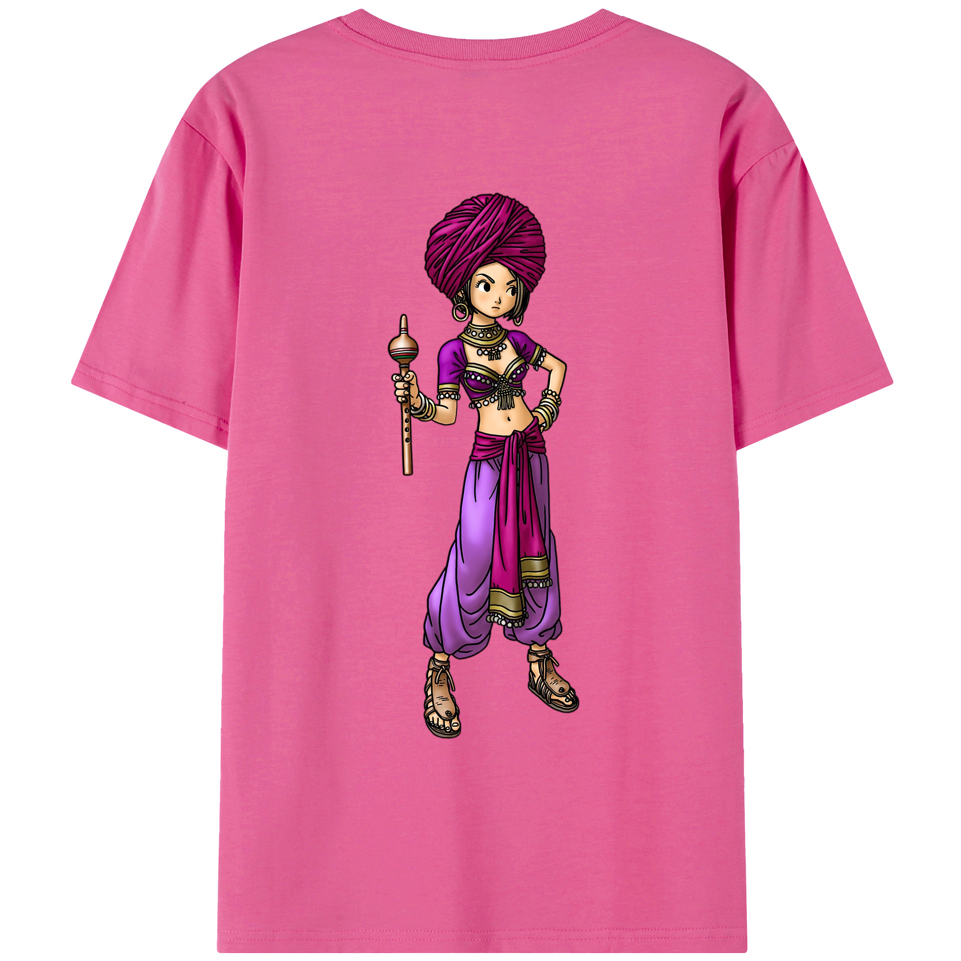（画像用） ドラゴンクエスト Doragon Kuesuto Dragon Quest レディース半袖Tシャツ(バックプリント)