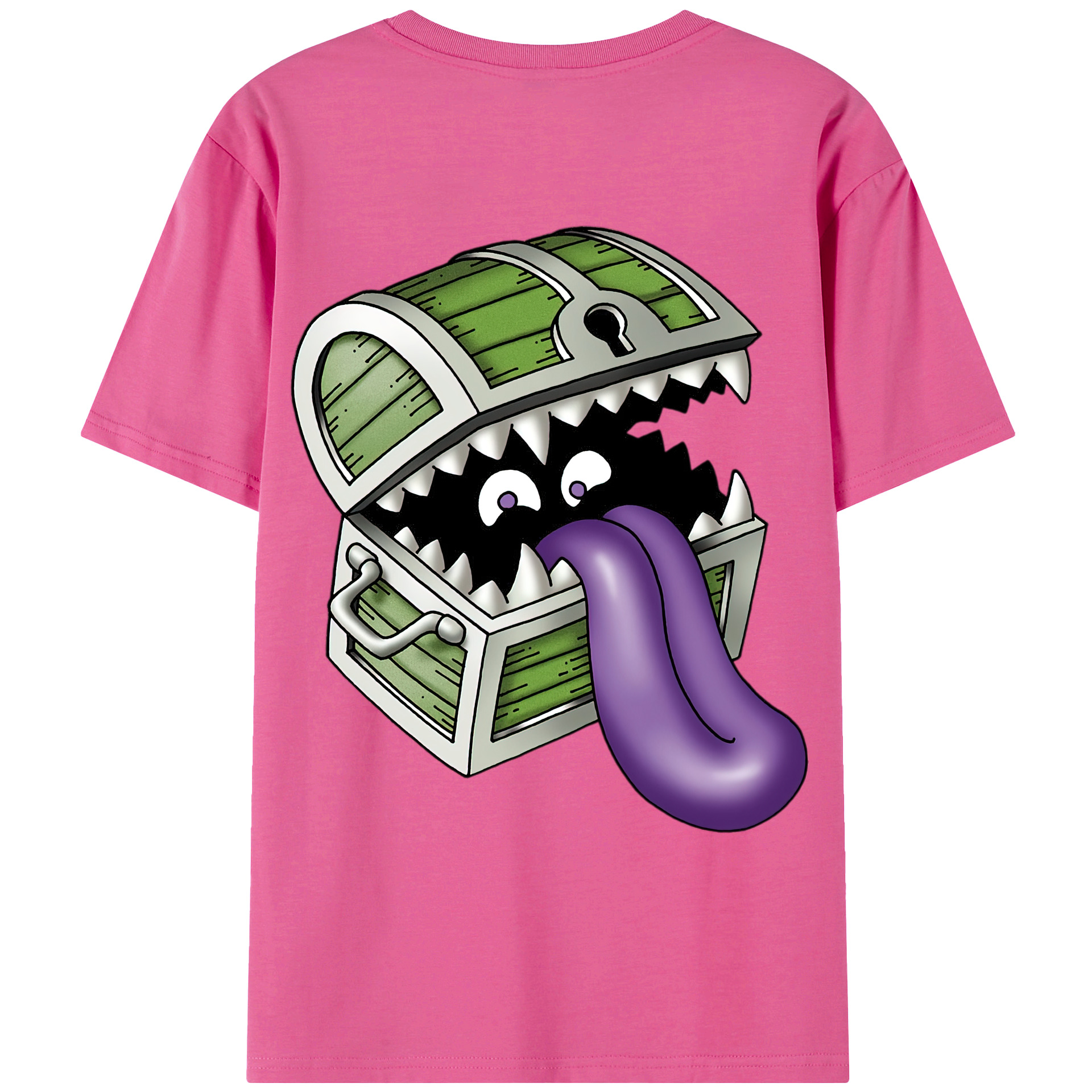 （画像用） ドラゴンクエスト Doragon Kuesuto Dragon Quest レディース半袖Tシャツ(バックプリント)