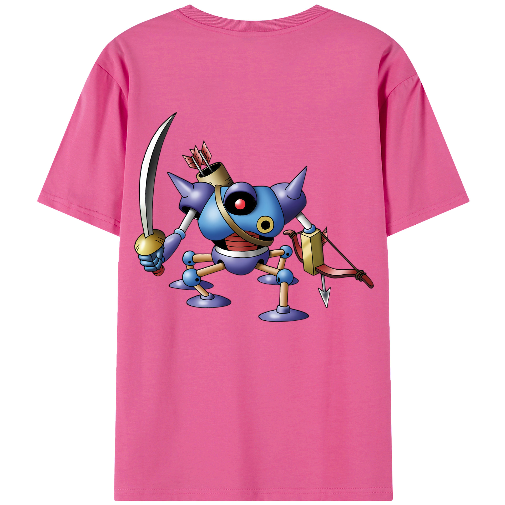 （画像用） ドラゴンクエスト Doragon Kuesuto Dragon Quest レディース半袖Tシャツ(バックプリント)