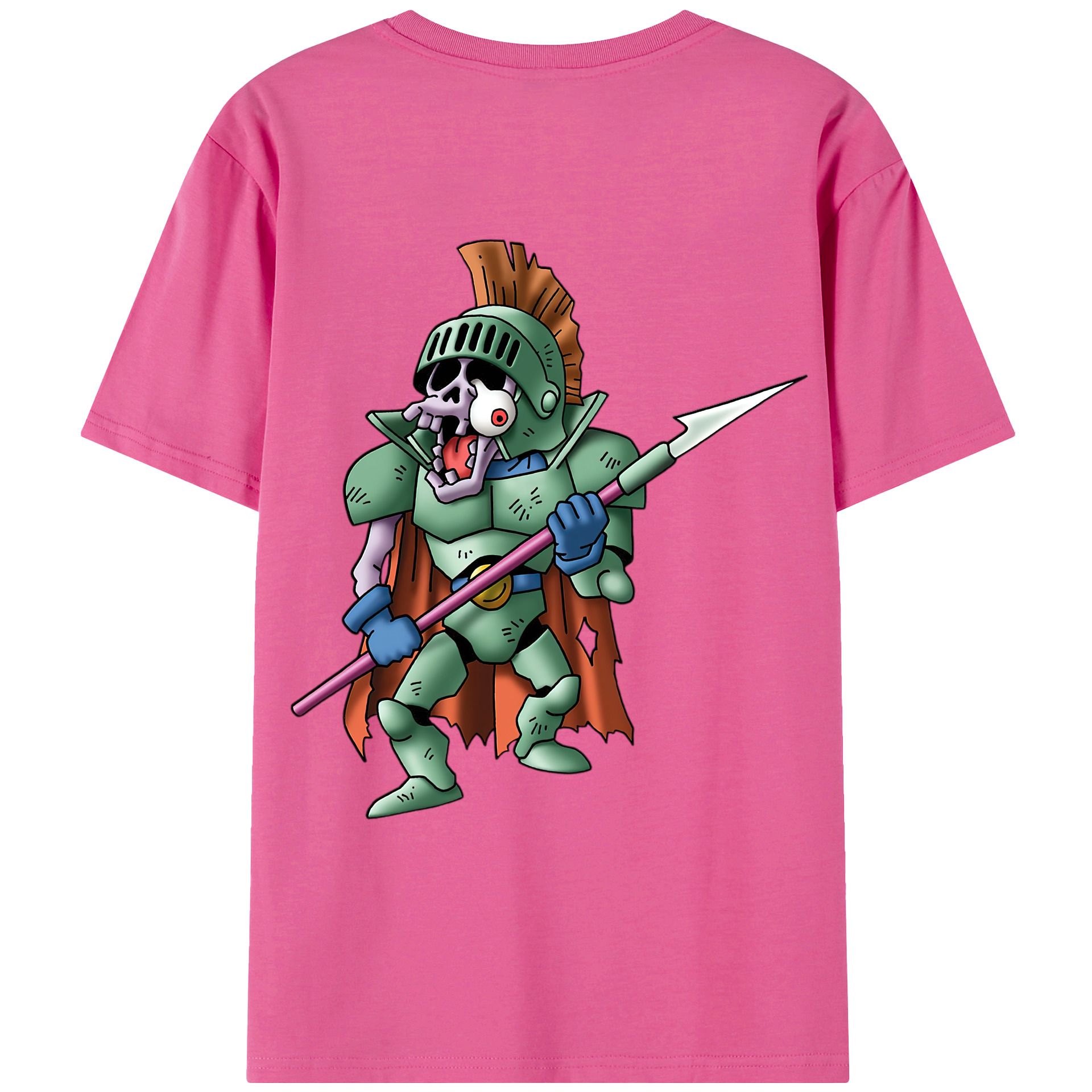 （画像用） ドラゴンクエスト Doragon Kuesuto Dragon Quest レディース半袖Tシャツ(バックプリント)