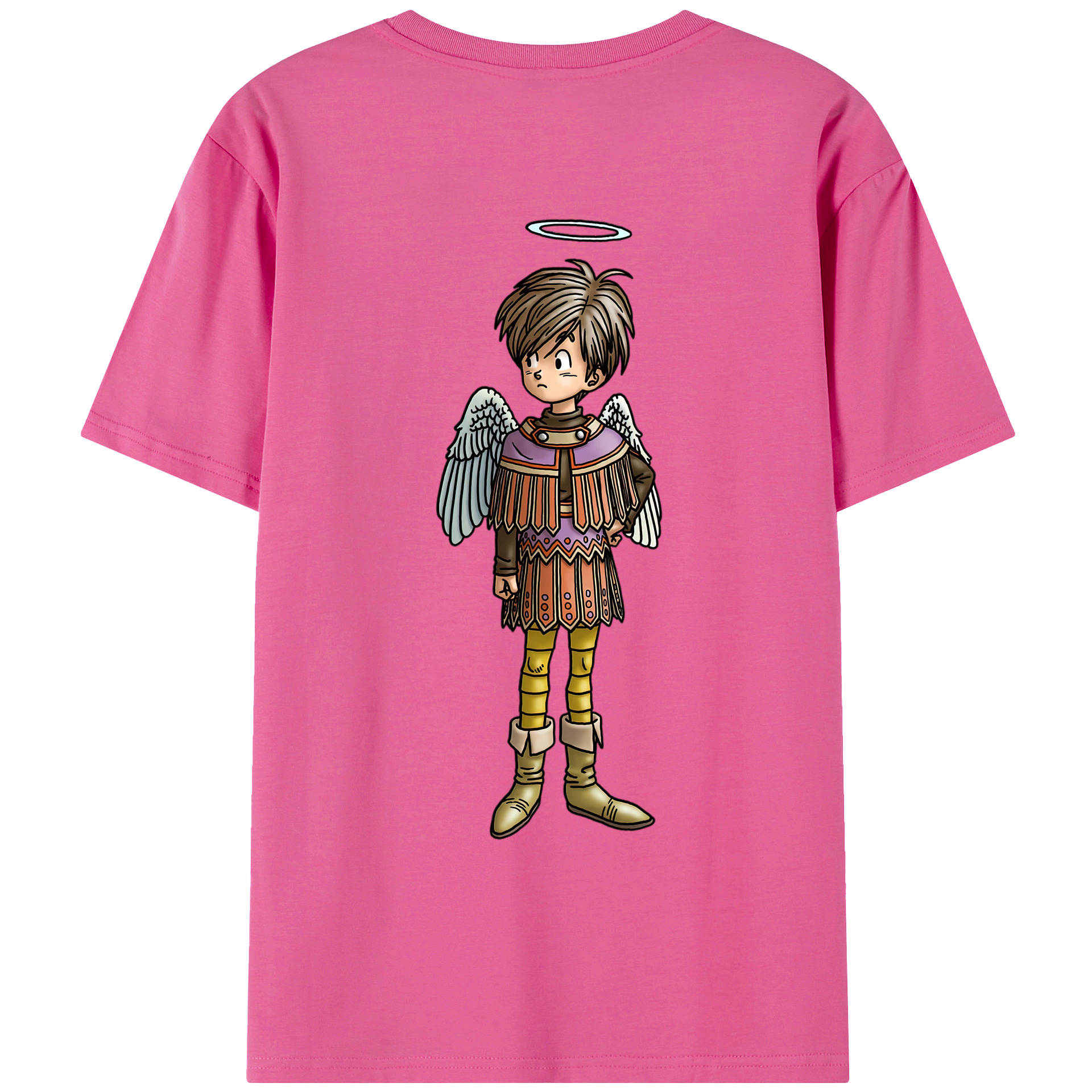 （画像用） ドラゴンクエスト Doragon Kuesuto Dragon Quest レディース半袖Tシャツ(バックプリント)