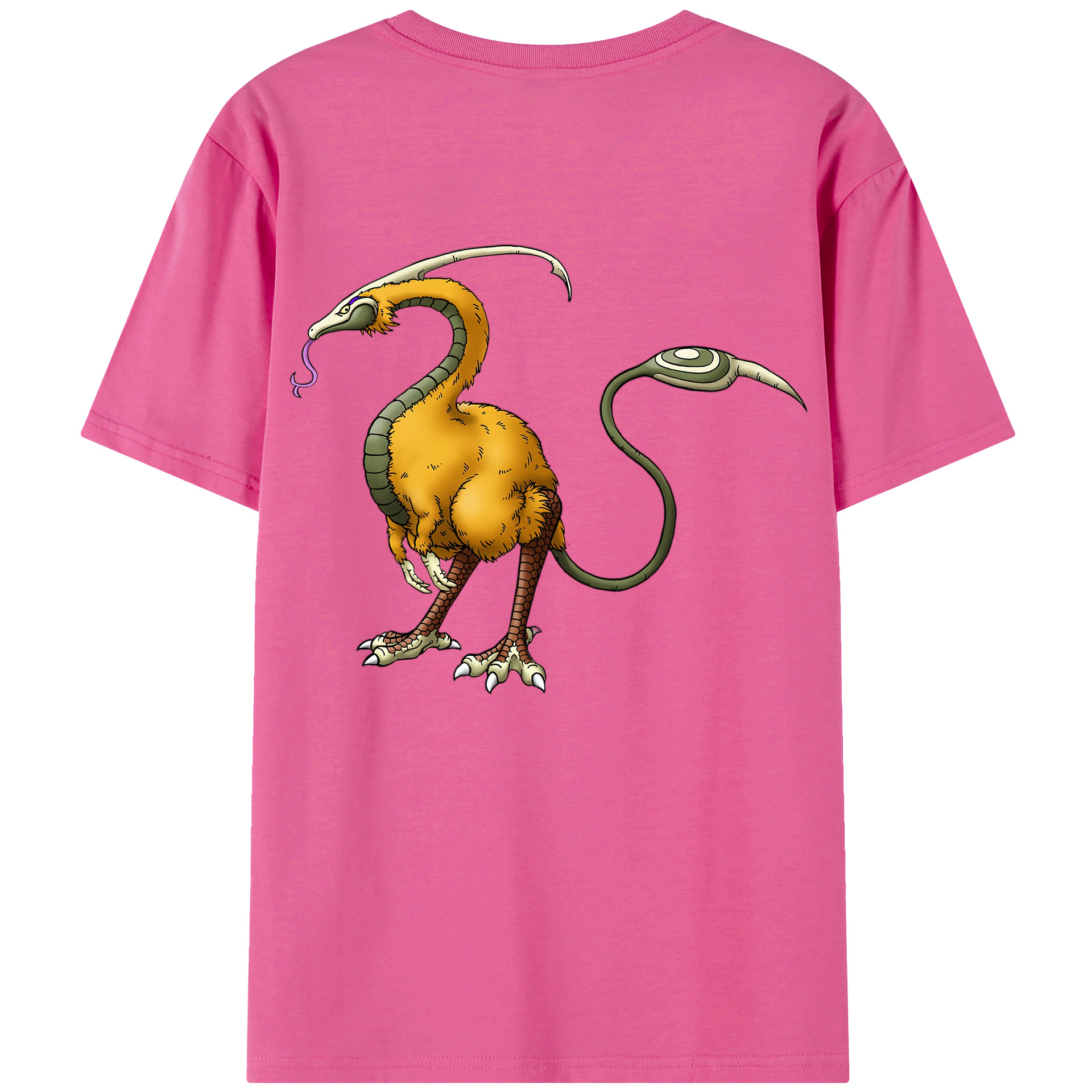 （画像用） ドラゴンクエスト Doragon Kuesuto Dragon Quest レディース半袖Tシャツ(バックプリント)
