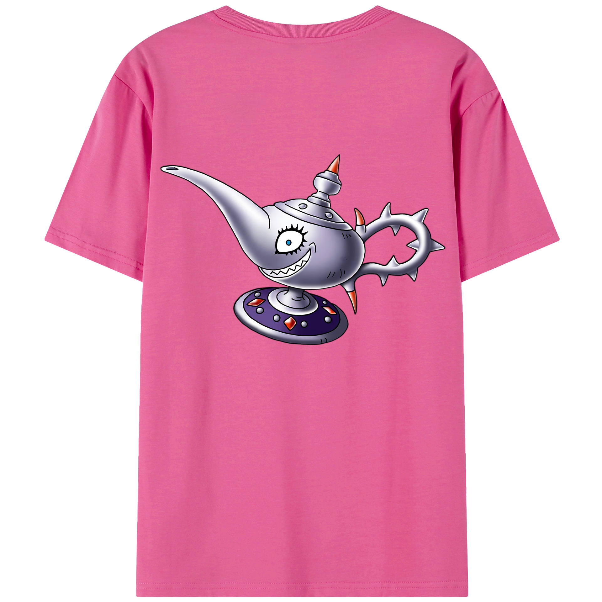 （画像用） ドラゴンクエスト Doragon Kuesuto Dragon Quest レディース半袖Tシャツ(バックプリント)