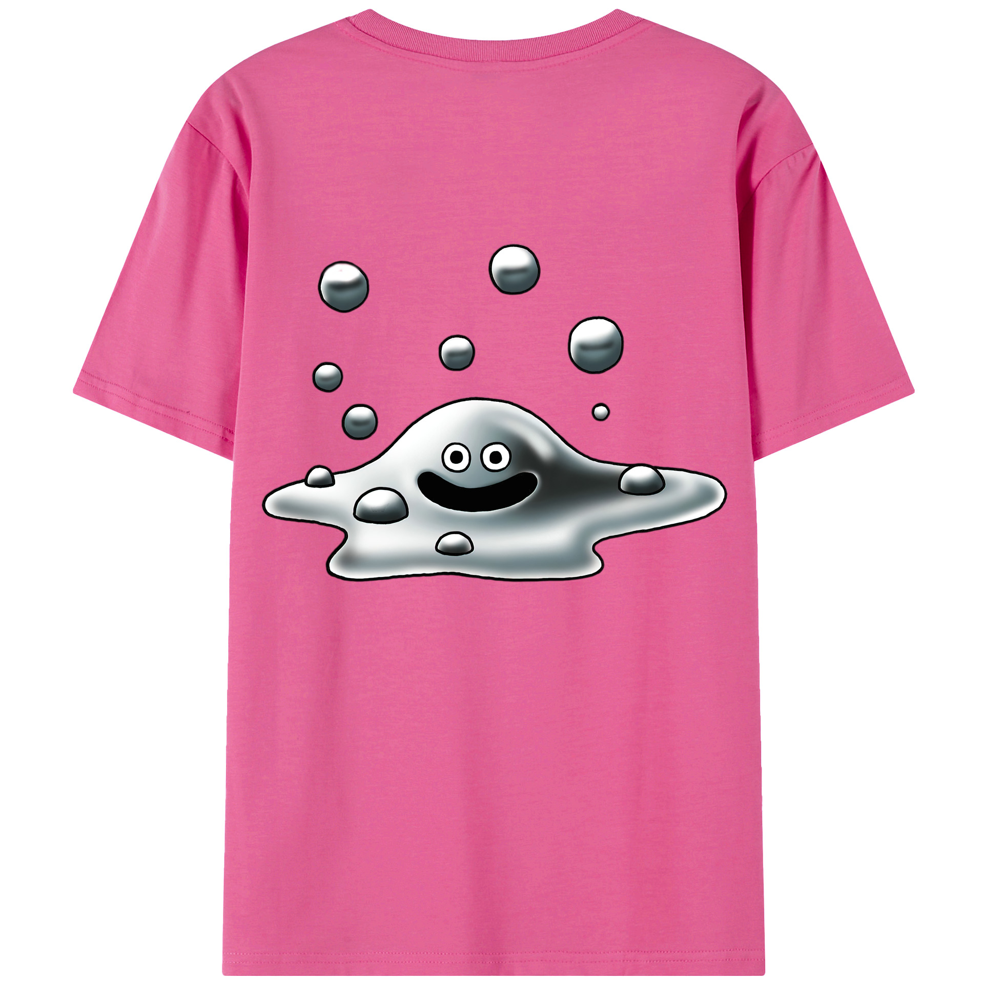 （画像用） ドラゴンクエスト Doragon Kuesuto Dragon Quest レディース半袖Tシャツ(バックプリント)