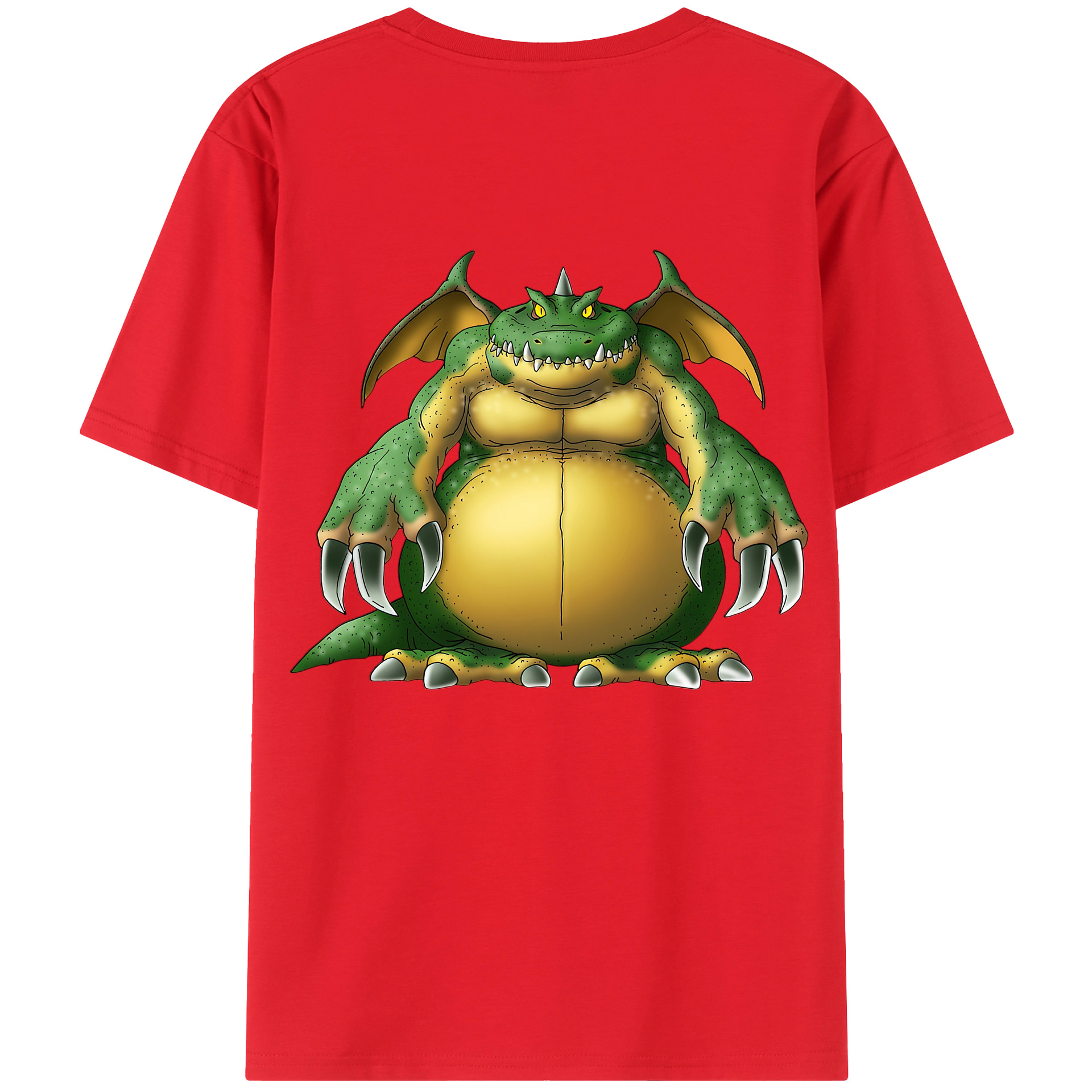 （画像用） ドラゴンクエスト Doragon Kuesuto Dragon Quest レディース半袖Tシャツ(バックプリント)