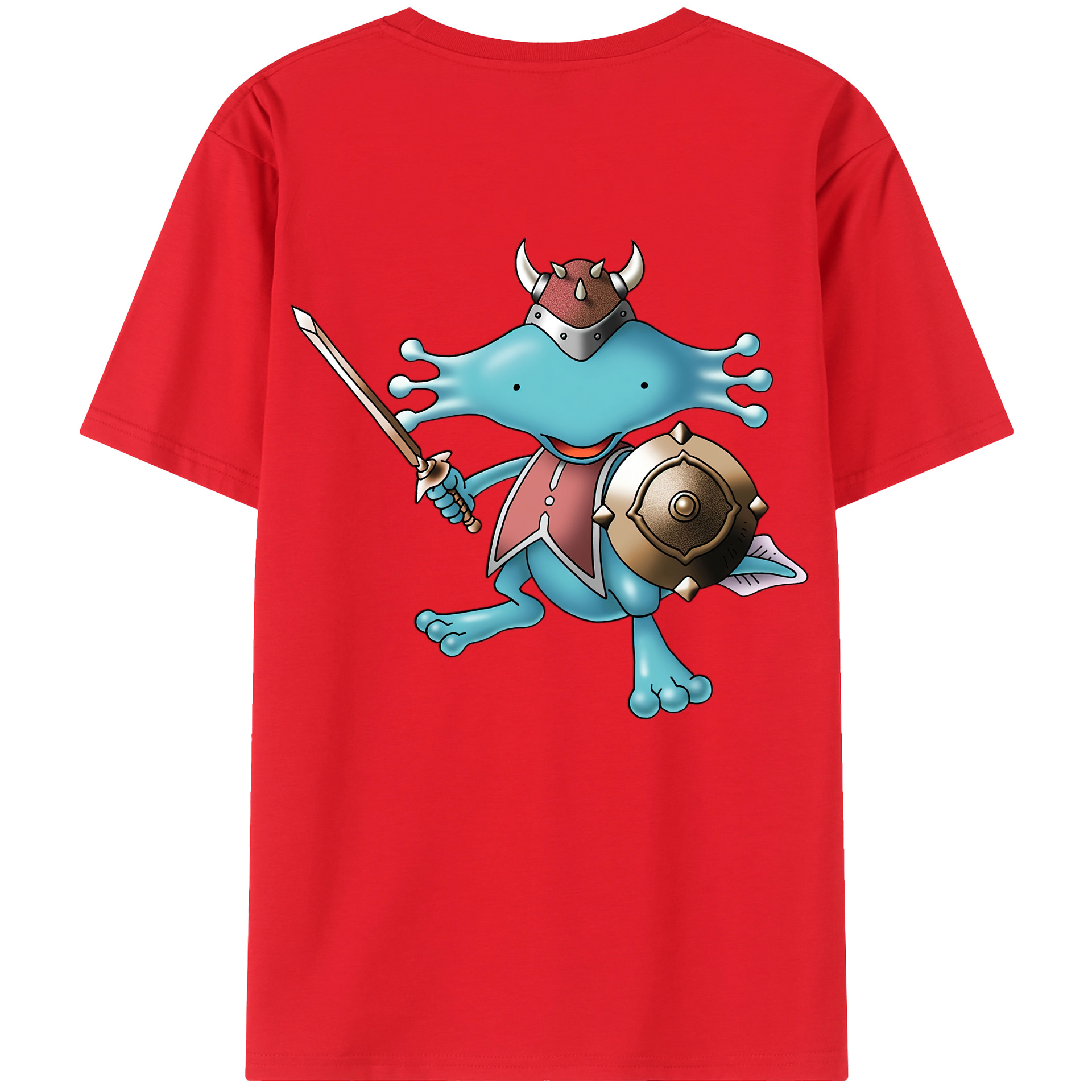 （画像用） ドラゴンクエスト Doragon Kuesuto Dragon Quest レディース半袖Tシャツ(バックプリント)