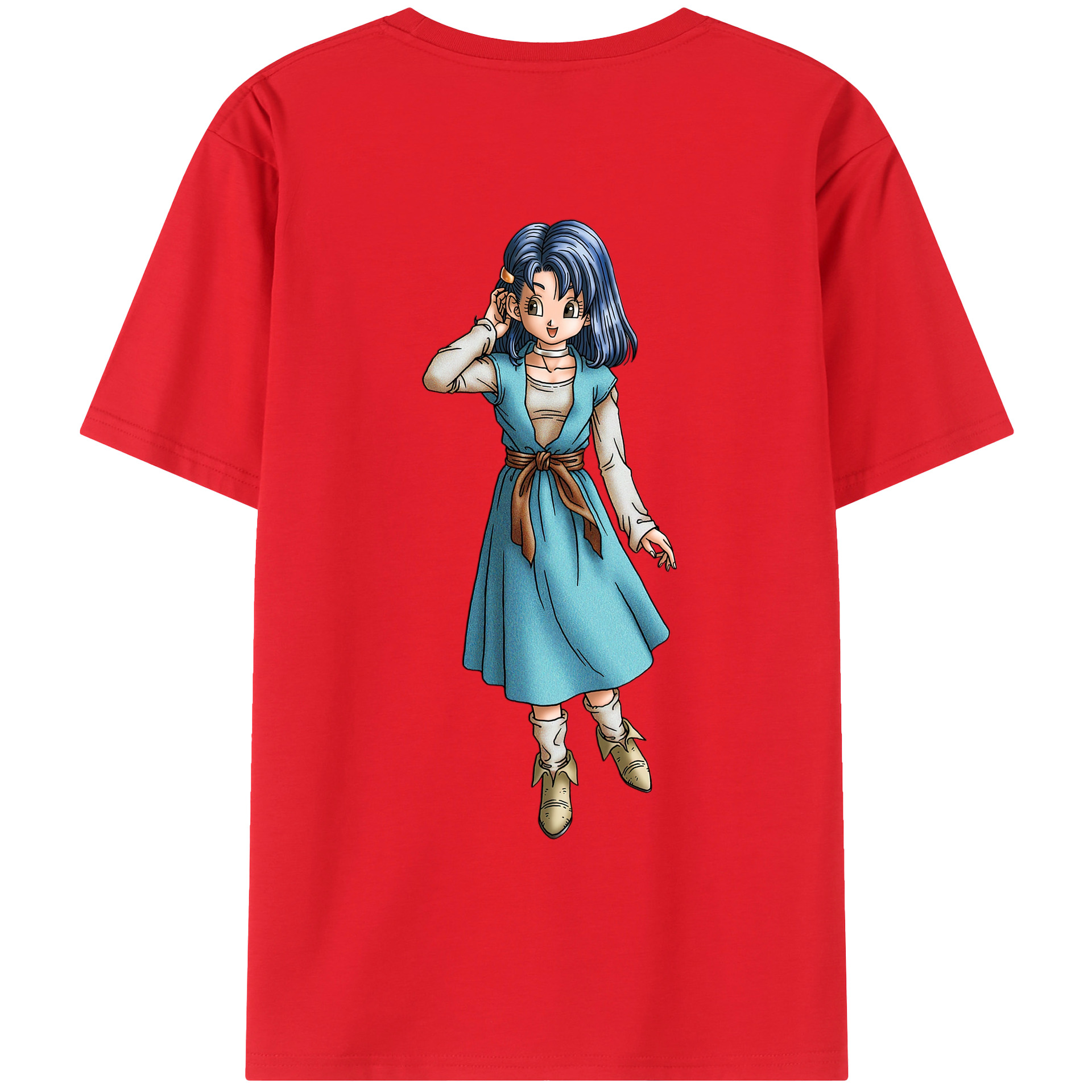 （画像用） ドラゴンクエスト Doragon Kuesuto Dragon Quest レディース半袖Tシャツ(バックプリント)