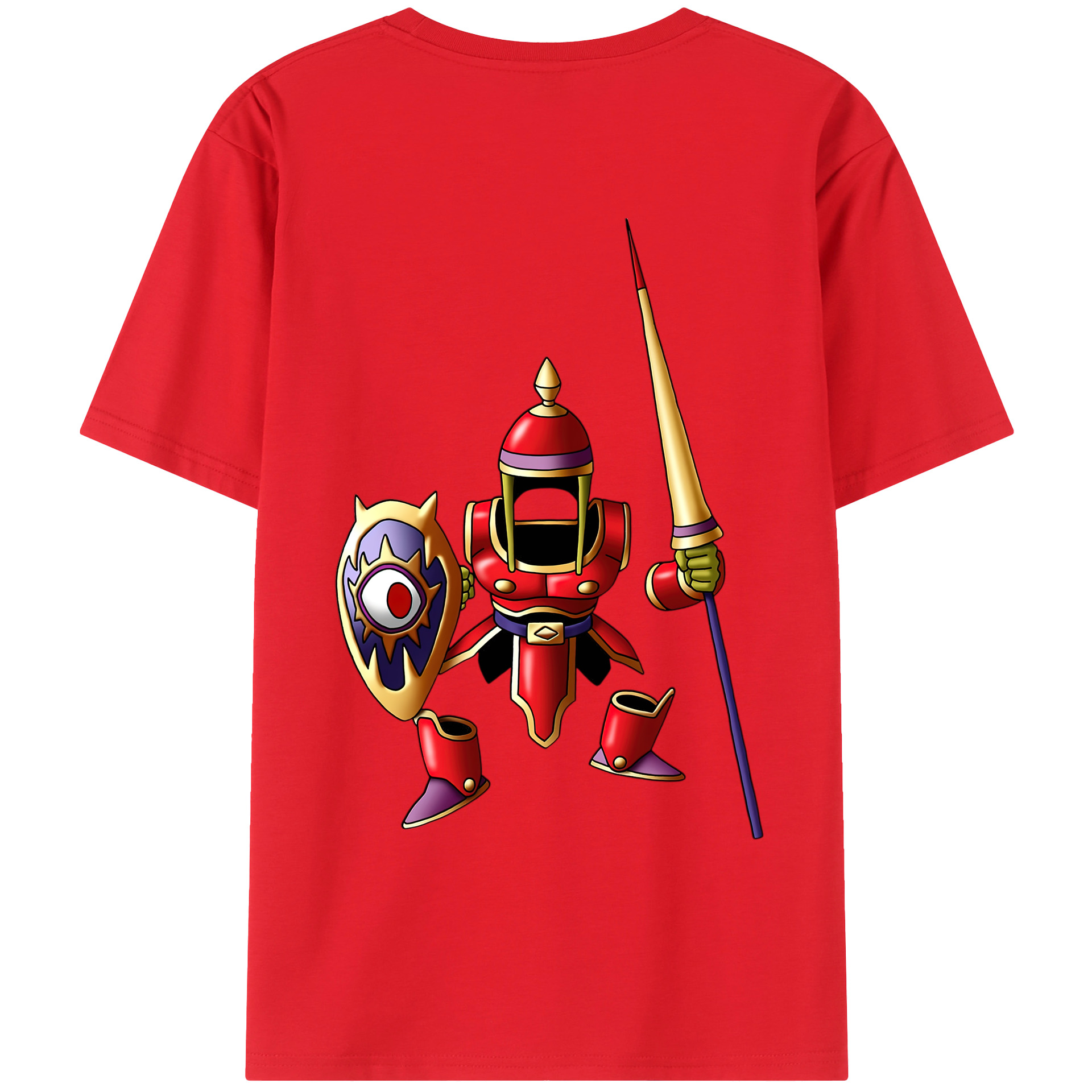 （画像用） ドラゴンクエスト Doragon Kuesuto Dragon Quest レディース半袖Tシャツ(バックプリント)