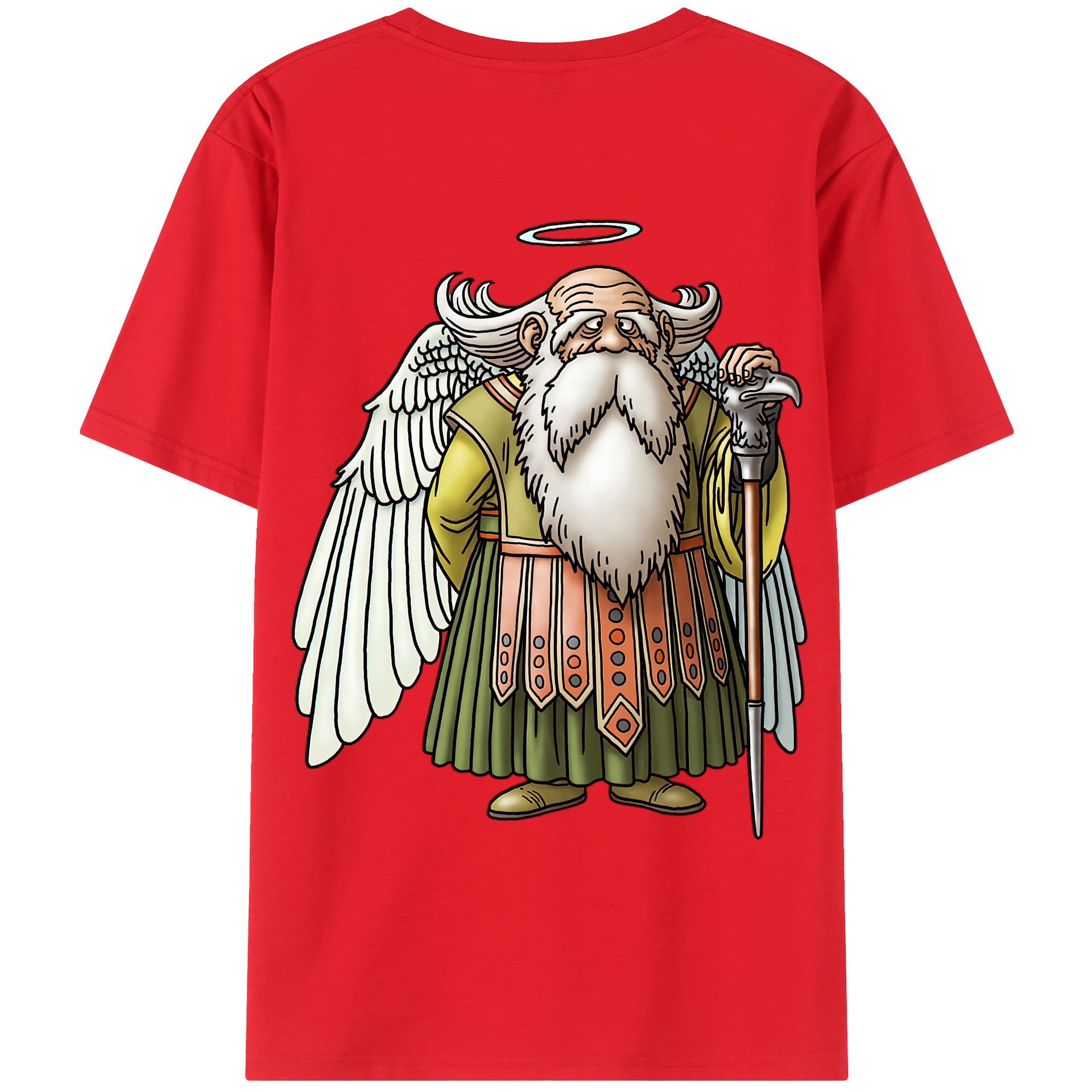 （画像用） ドラゴンクエスト Doragon Kuesuto Dragon Quest レディース半袖Tシャツ(バックプリント)