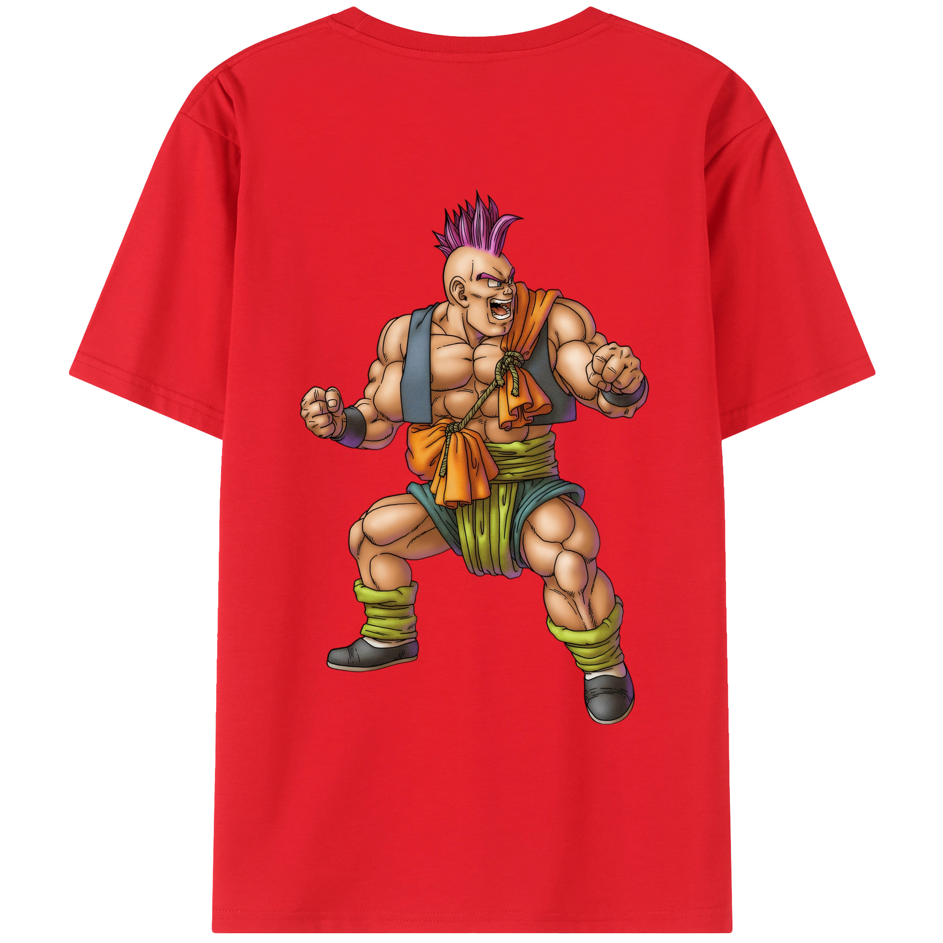（画像用） ドラゴンクエスト Doragon Kuesuto Dragon Quest レディース半袖Tシャツ(バックプリント)