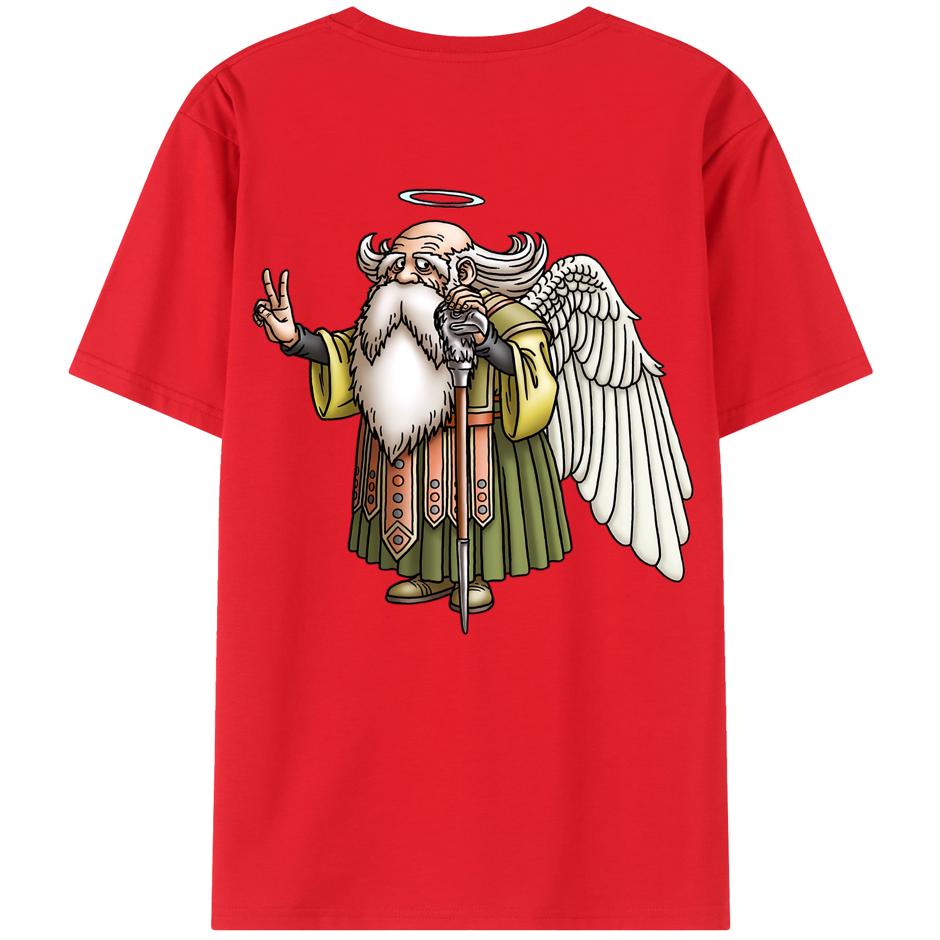 （画像用） ドラゴンクエスト Doragon Kuesuto Dragon Quest レディース半袖Tシャツ(バックプリント)