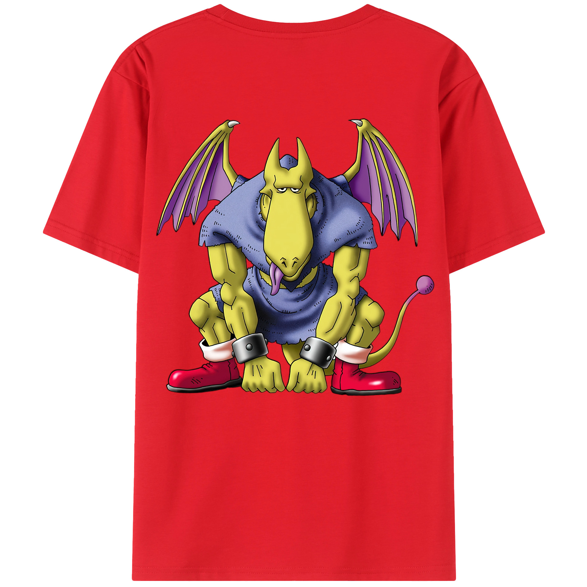 （画像用） ドラゴンクエスト Doragon Kuesuto Dragon Quest レディース半袖Tシャツ(バックプリント)