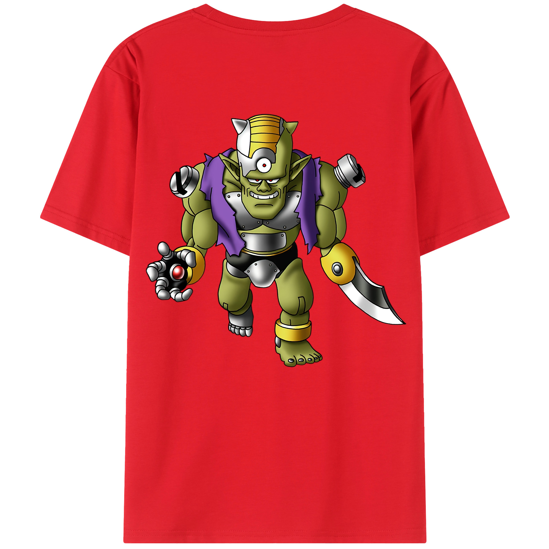 （画像用） ドラゴンクエスト Doragon Kuesuto Dragon Quest レディース半袖Tシャツ(バックプリント)