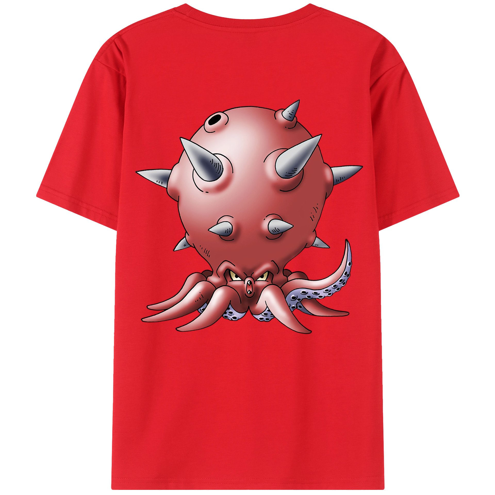 （画像用） ドラゴンクエスト Doragon Kuesuto Dragon Quest レディース半袖Tシャツ(バックプリント)