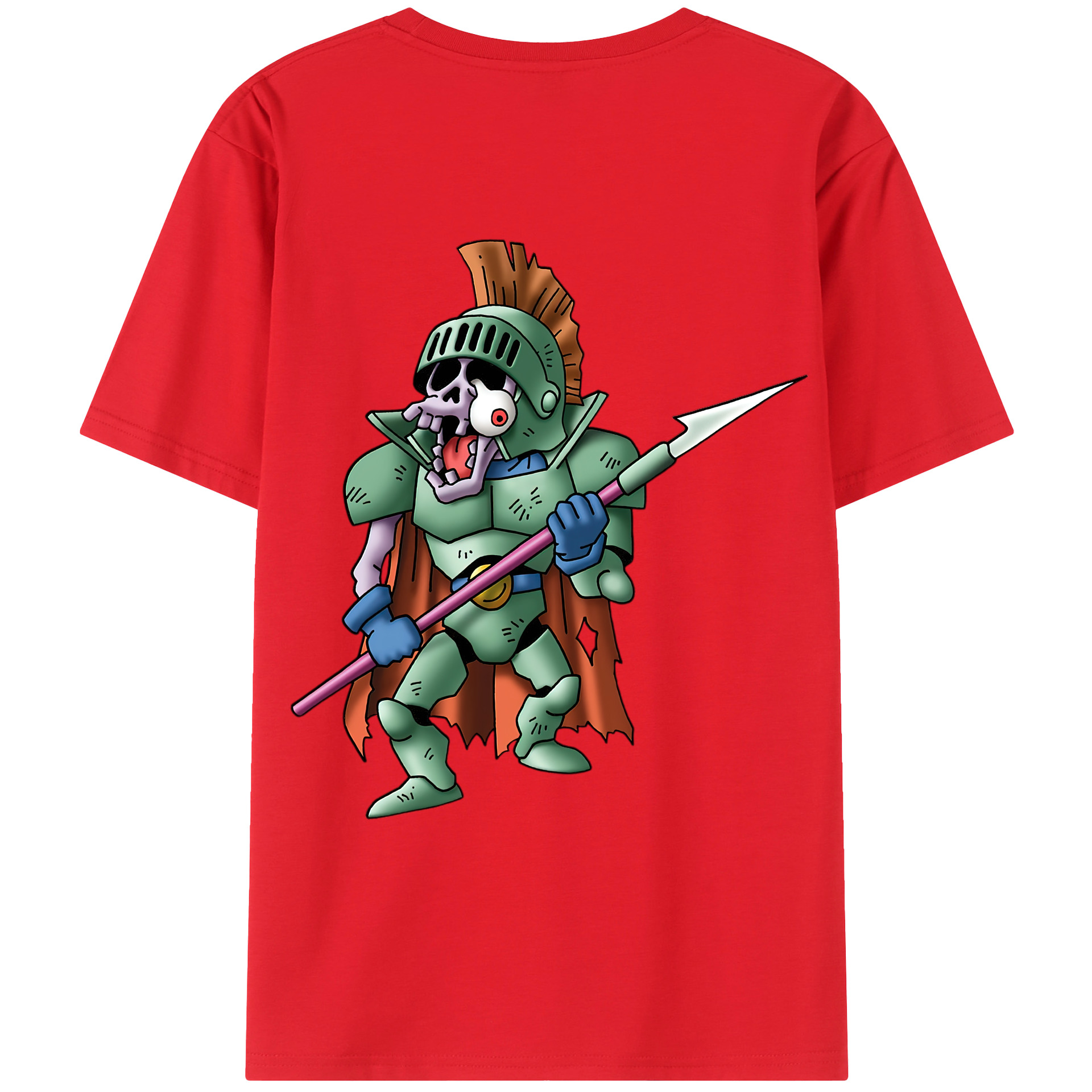 （画像用） ドラゴンクエスト Doragon Kuesuto Dragon Quest レディース半袖Tシャツ(バックプリント)