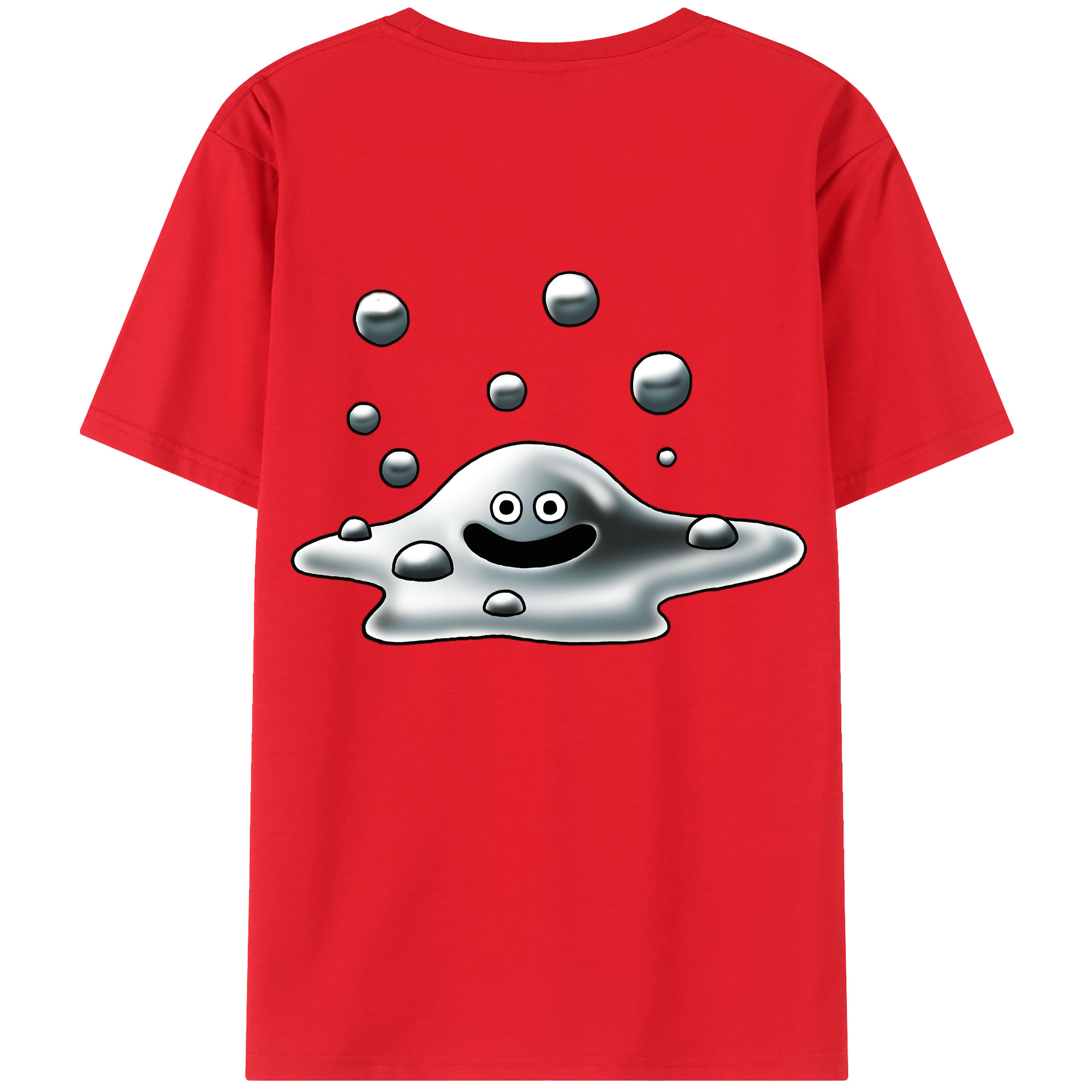 （画像用） ドラゴンクエスト Doragon Kuesuto Dragon Quest レディース半袖Tシャツ(バックプリント)