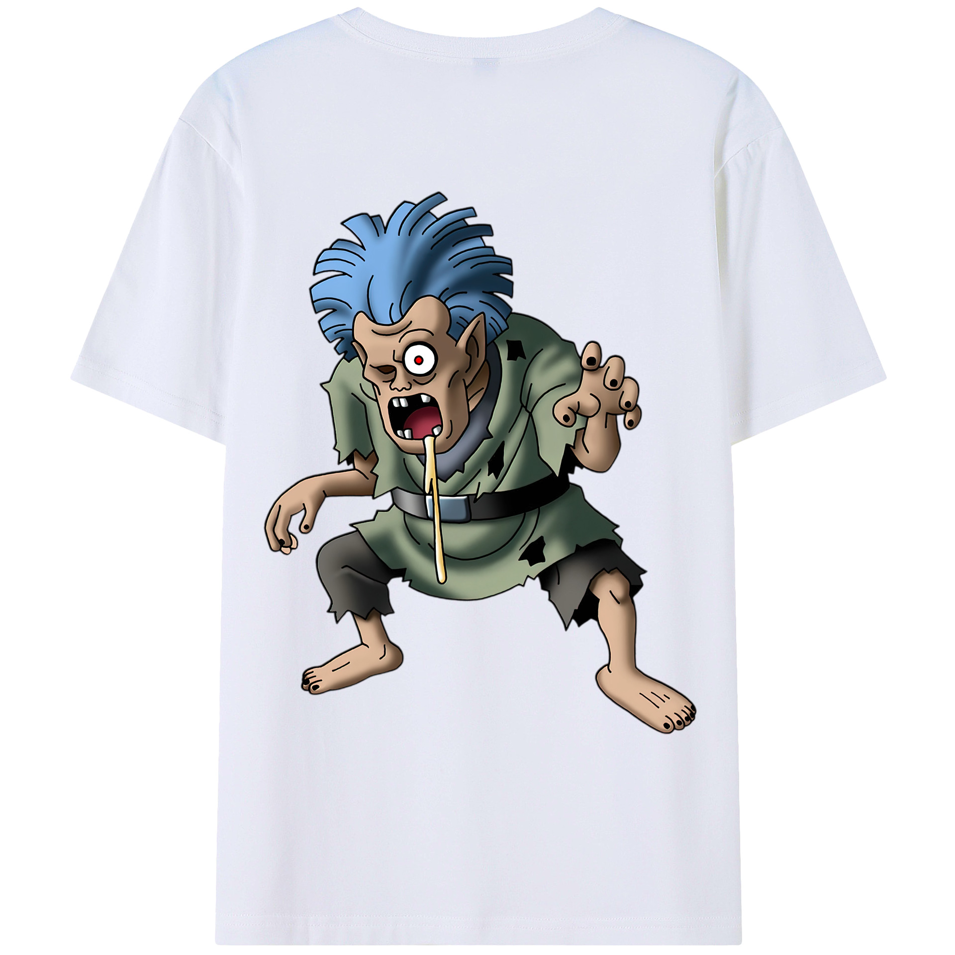 （画像用） ドラゴンクエスト Doragon Kuesuto Dragon Quest レディース半袖Tシャツ(バックプリント)