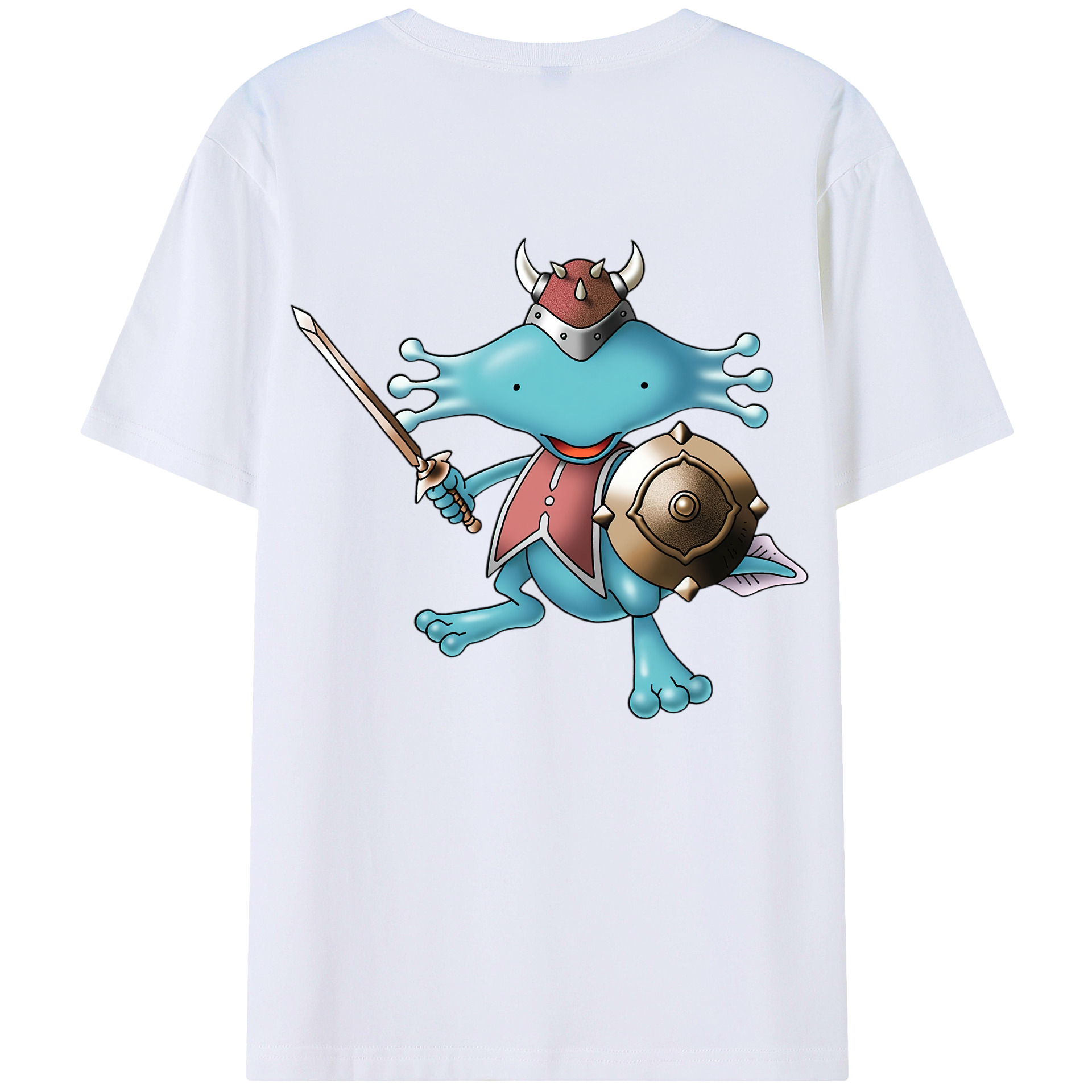 （画像用） ドラゴンクエスト Doragon Kuesuto Dragon Quest レディース半袖Tシャツ(バックプリント)