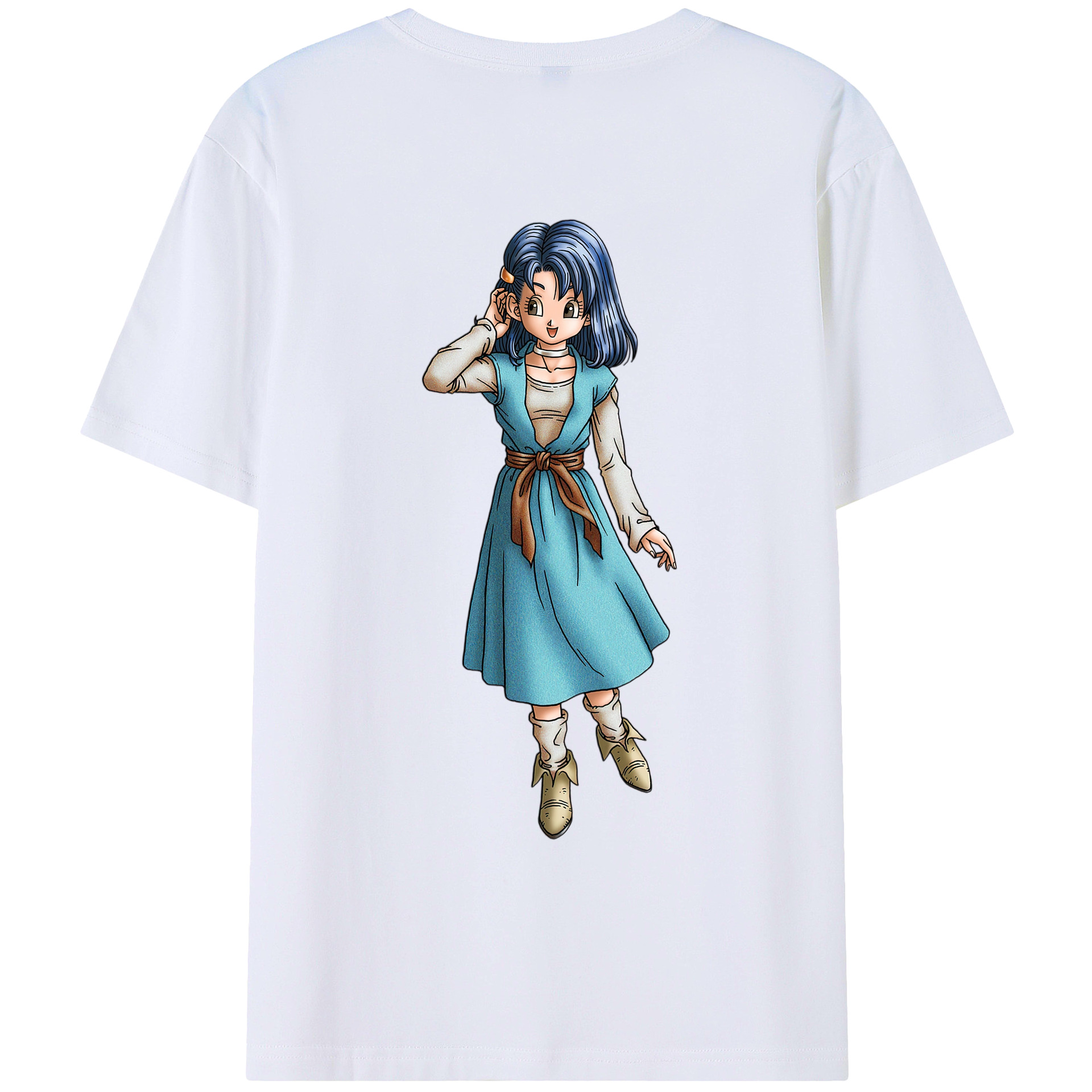 （画像用） ドラゴンクエスト Doragon Kuesuto Dragon Quest レディース半袖Tシャツ(バックプリント)