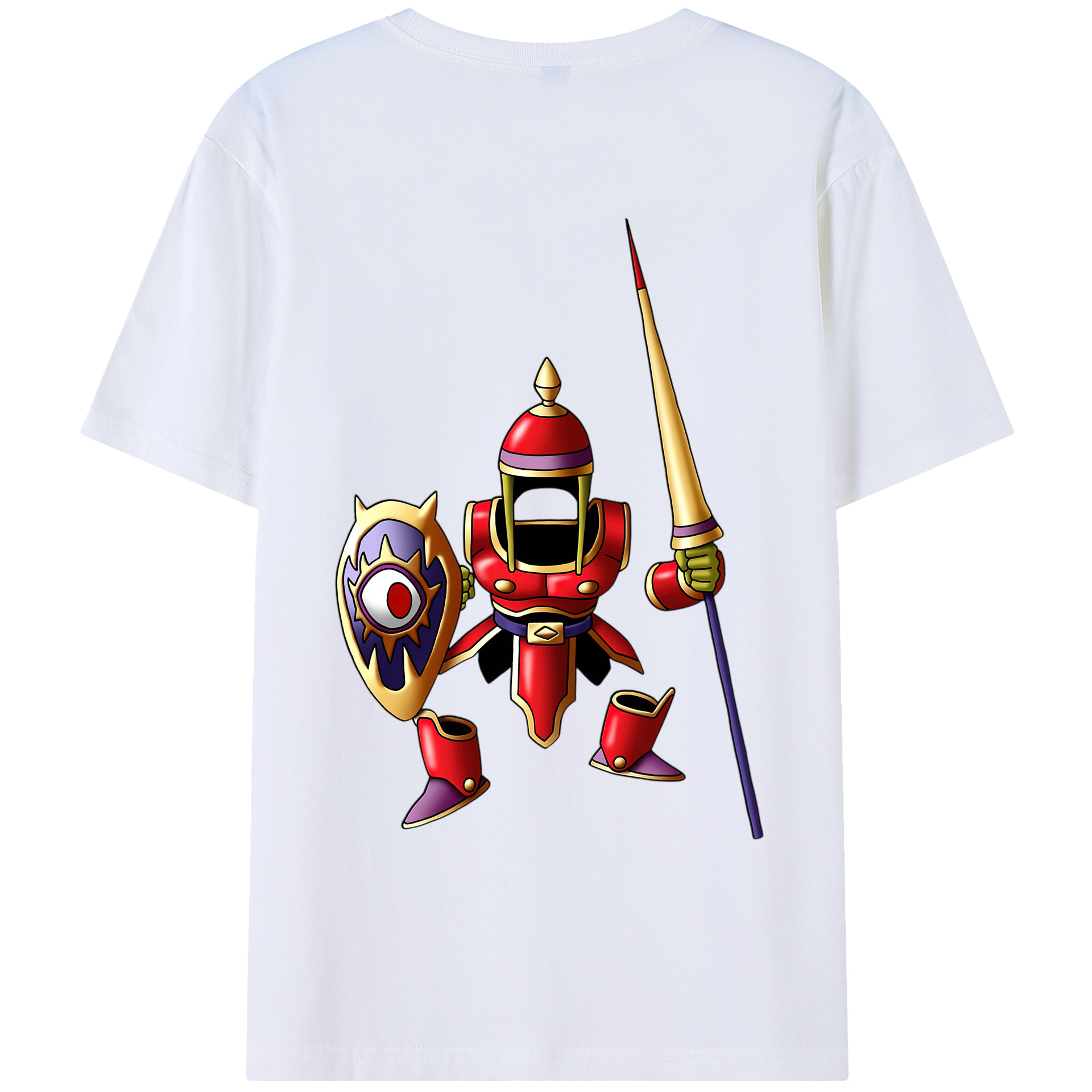 （画像用） ドラゴンクエスト Doragon Kuesuto Dragon Quest レディース半袖Tシャツ(バックプリント)