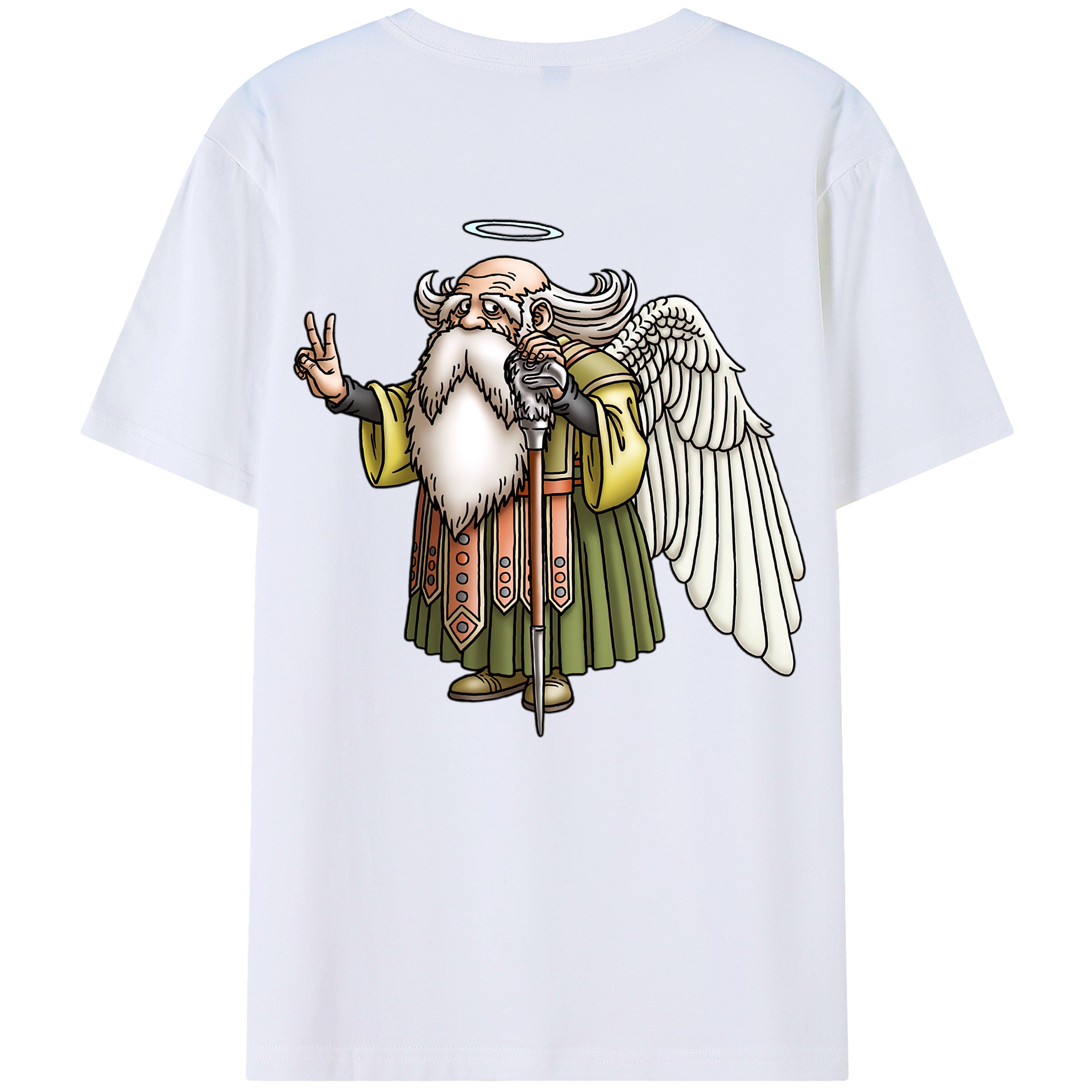 （画像用） ドラゴンクエスト Doragon Kuesuto Dragon Quest レディース半袖Tシャツ(バックプリント)