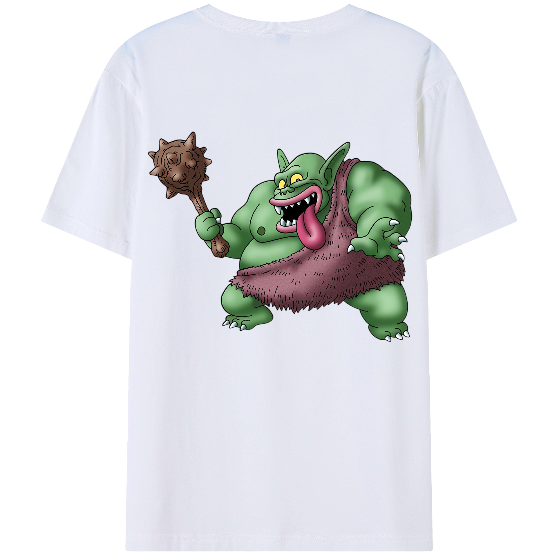 （画像用） ドラゴンクエスト Doragon Kuesuto Dragon Quest レディース半袖Tシャツ(バックプリント)