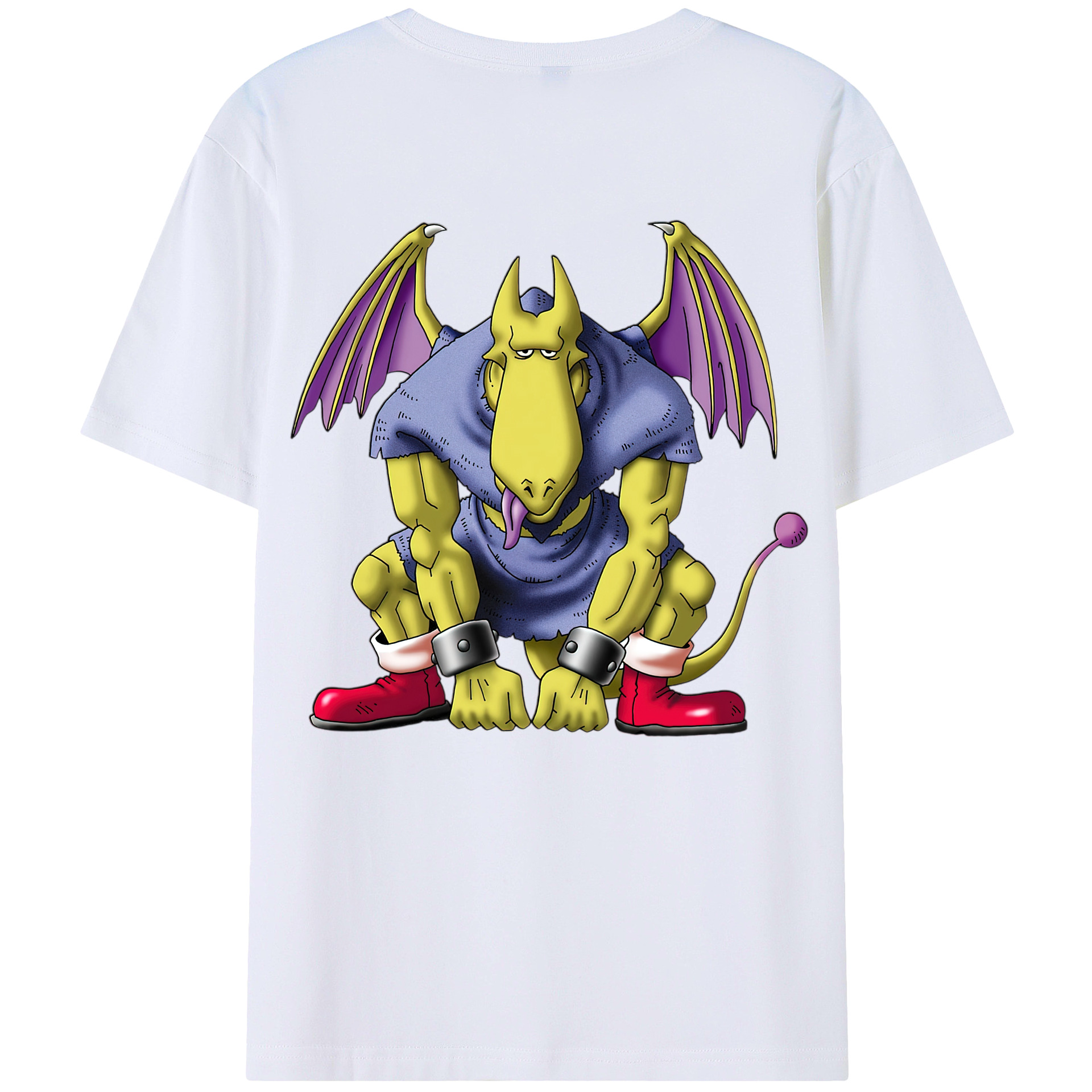 （画像用） ドラゴンクエスト Doragon Kuesuto Dragon Quest レディース半袖Tシャツ(バックプリント)