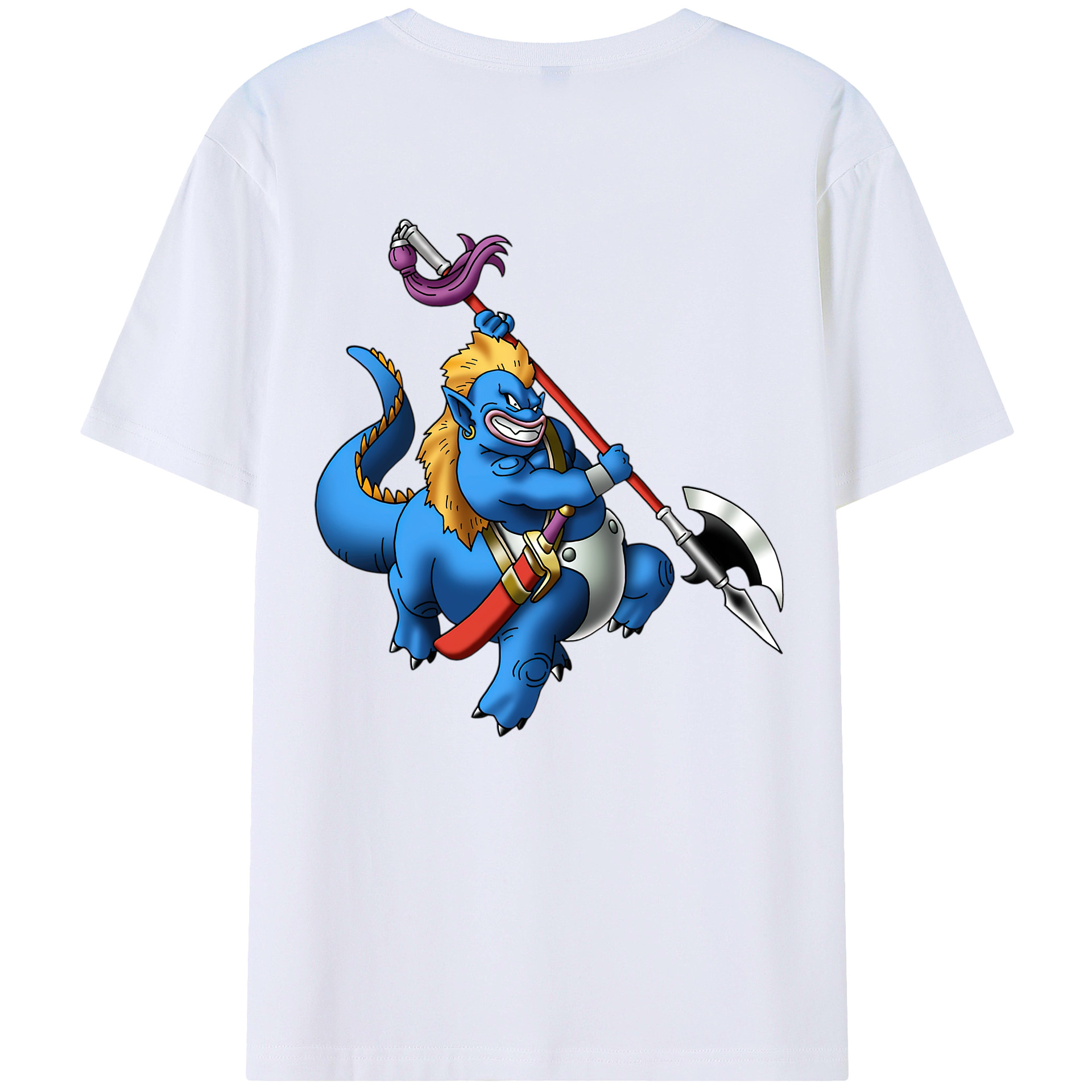 （画像用） ドラゴンクエスト Doragon Kuesuto Dragon Quest レディース半袖Tシャツ(バックプリント)