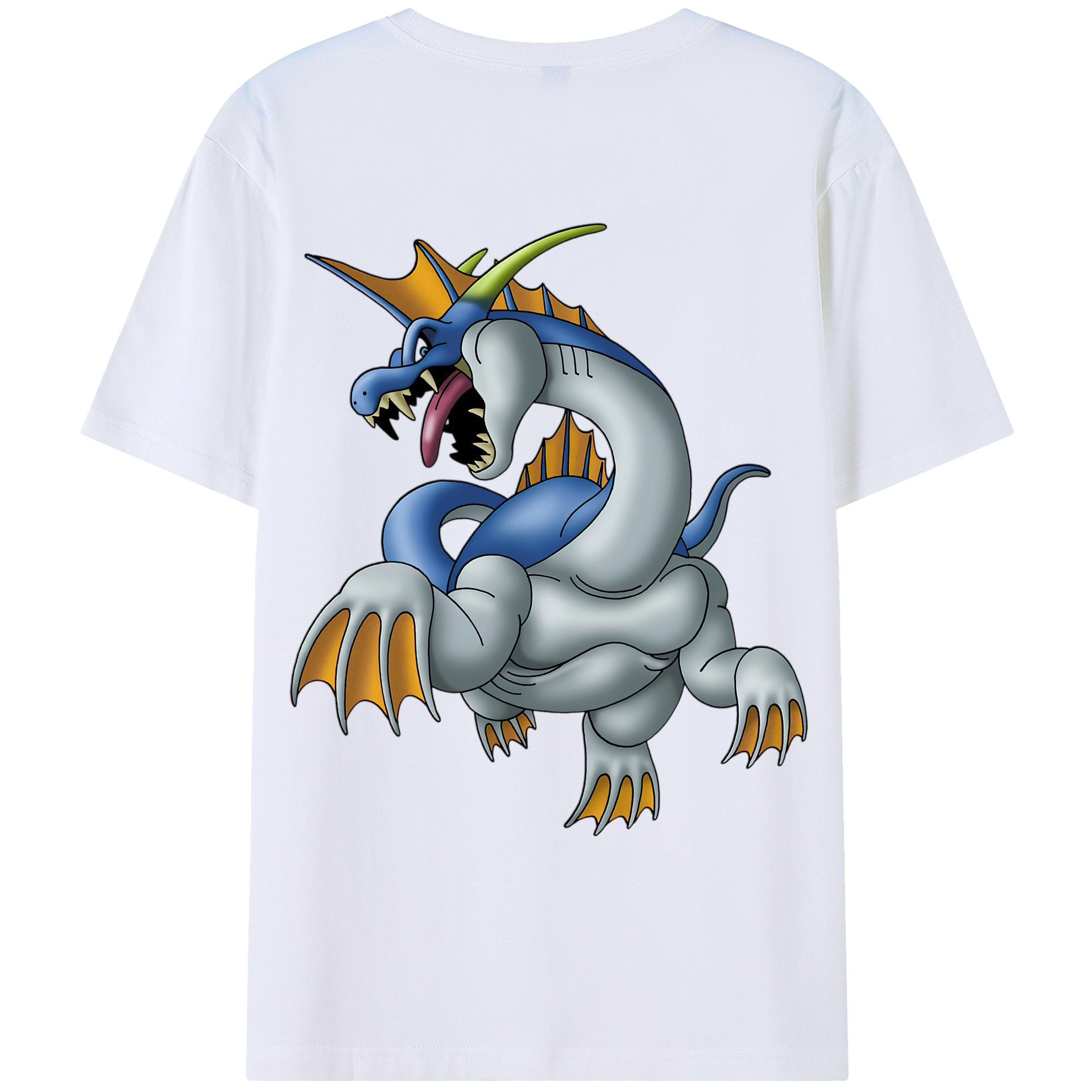 （画像用） ドラゴンクエスト Doragon Kuesuto Dragon Quest レディース半袖Tシャツ(バックプリント)