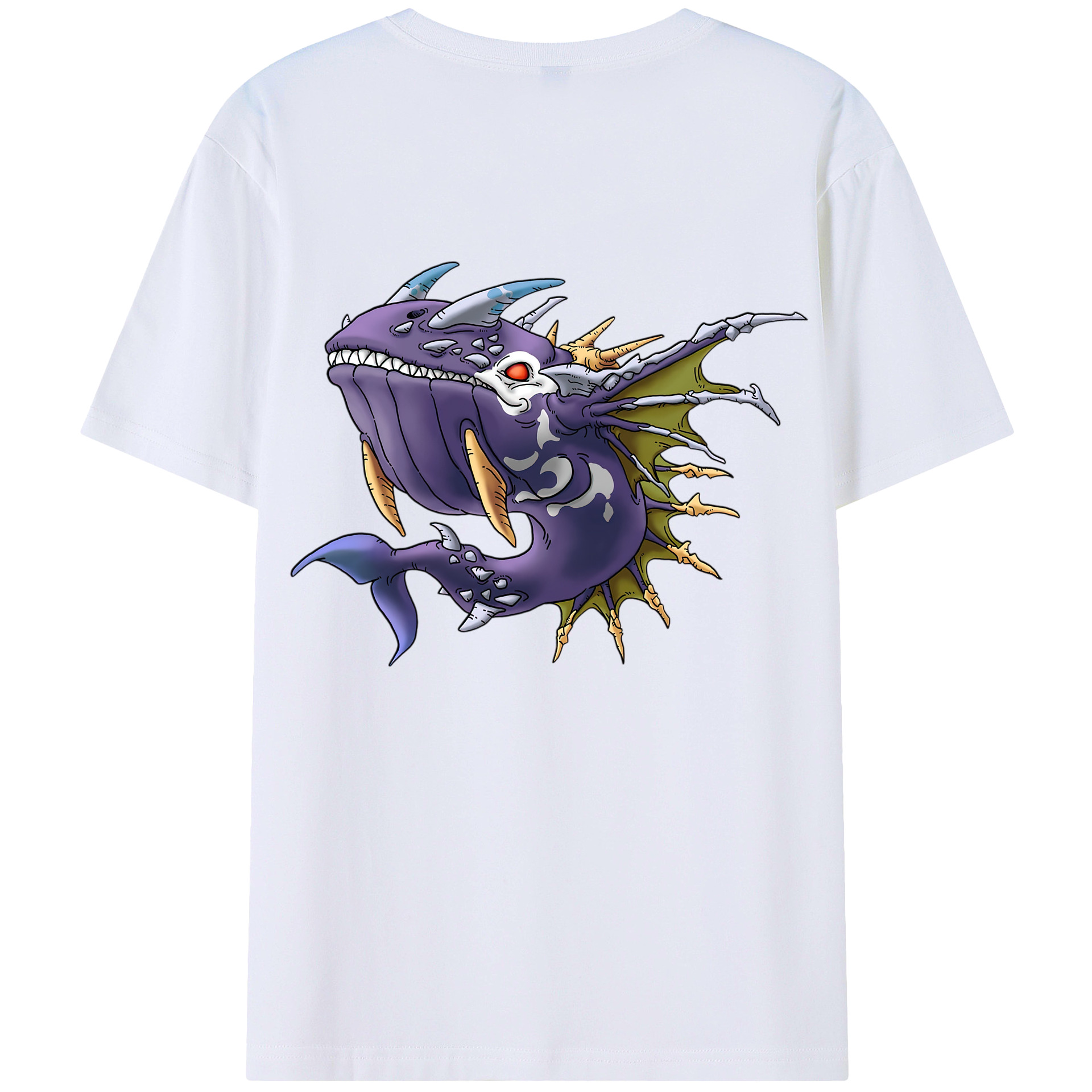 （画像用） ドラゴンクエスト Doragon Kuesuto Dragon Quest レディース半袖Tシャツ(バックプリント)