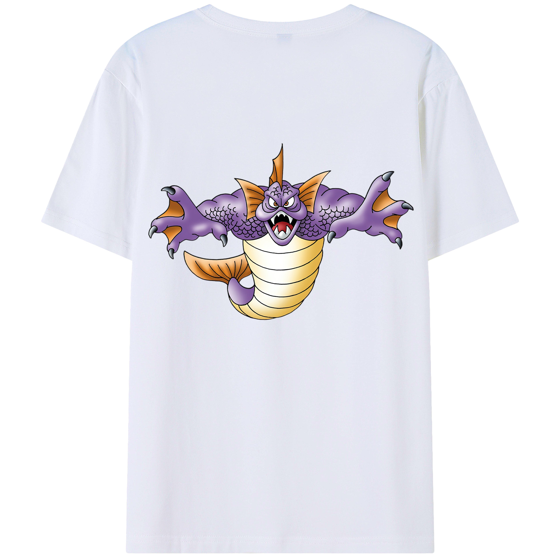 （画像用） ドラゴンクエスト Doragon Kuesuto Dragon Quest レディース半袖Tシャツ(バックプリント)