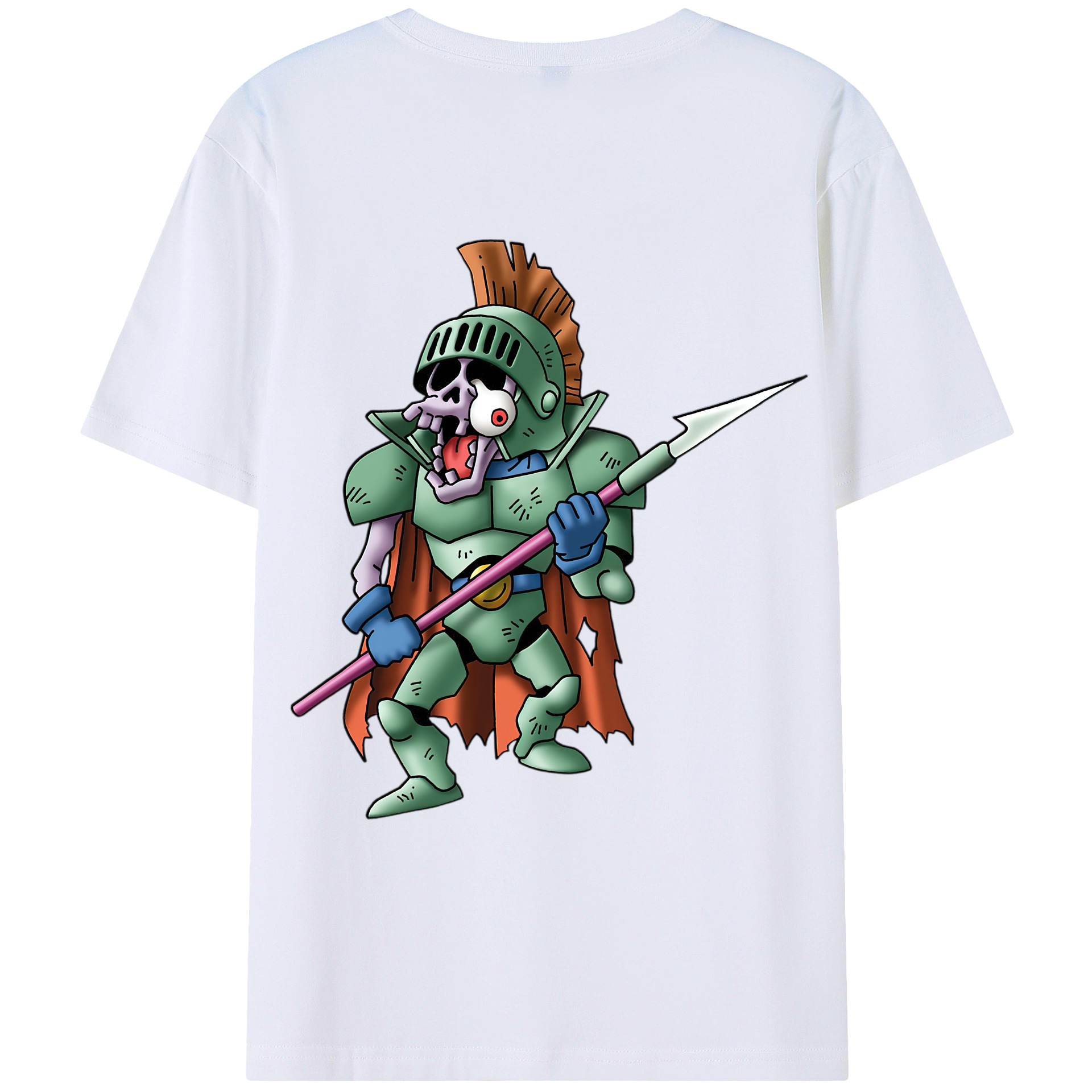 （画像用） ドラゴンクエスト Doragon Kuesuto Dragon Quest レディース半袖Tシャツ(バックプリント)