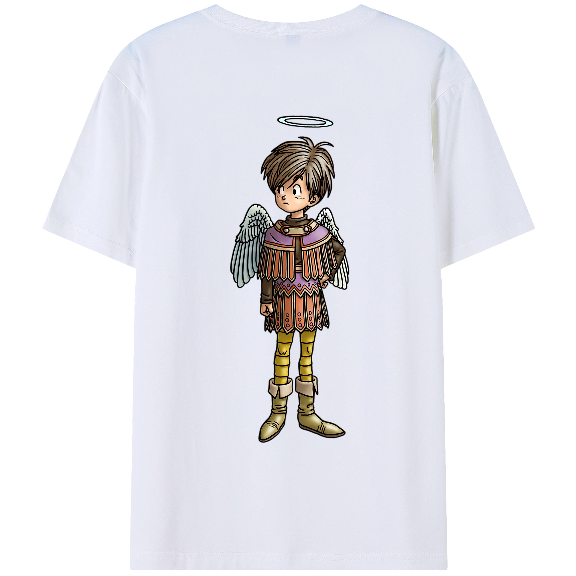 （画像用） ドラゴンクエスト Doragon Kuesuto Dragon Quest レディース半袖Tシャツ(バックプリント)