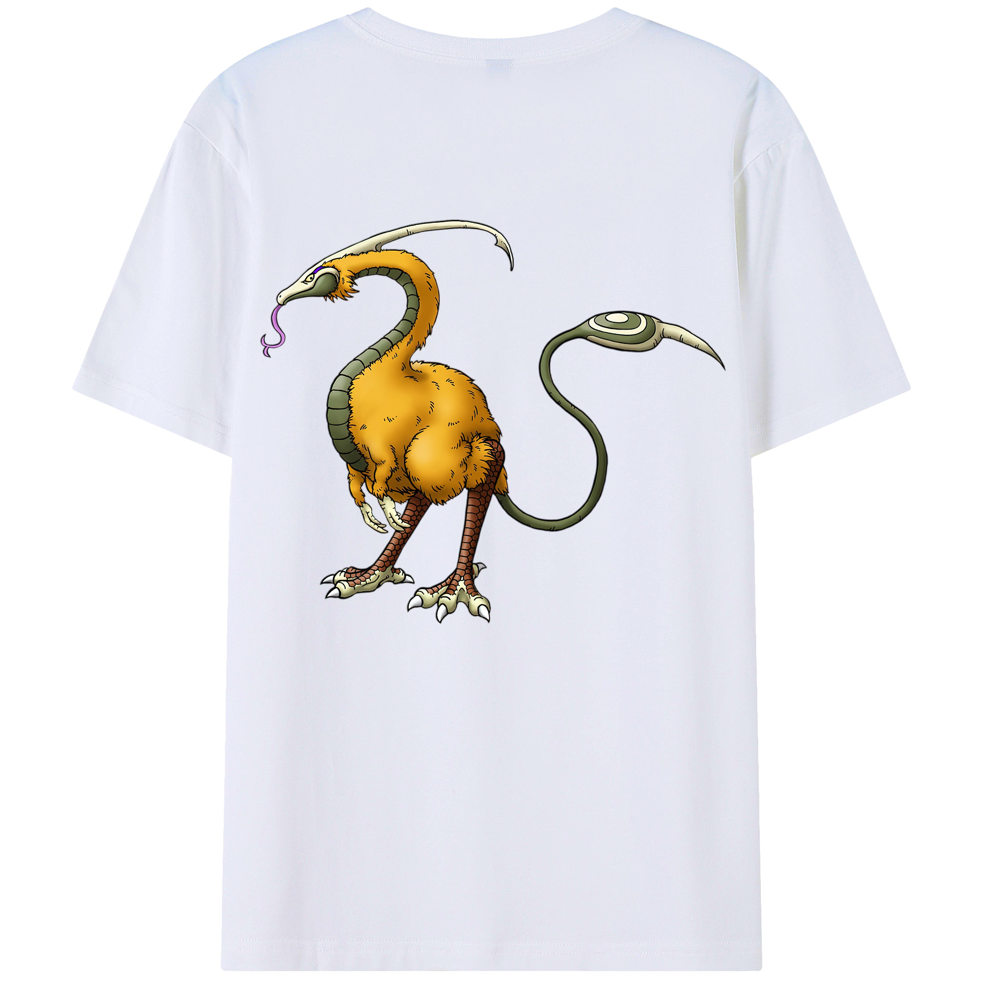 （画像用） ドラゴンクエスト Doragon Kuesuto Dragon Quest レディース半袖Tシャツ(バックプリント)