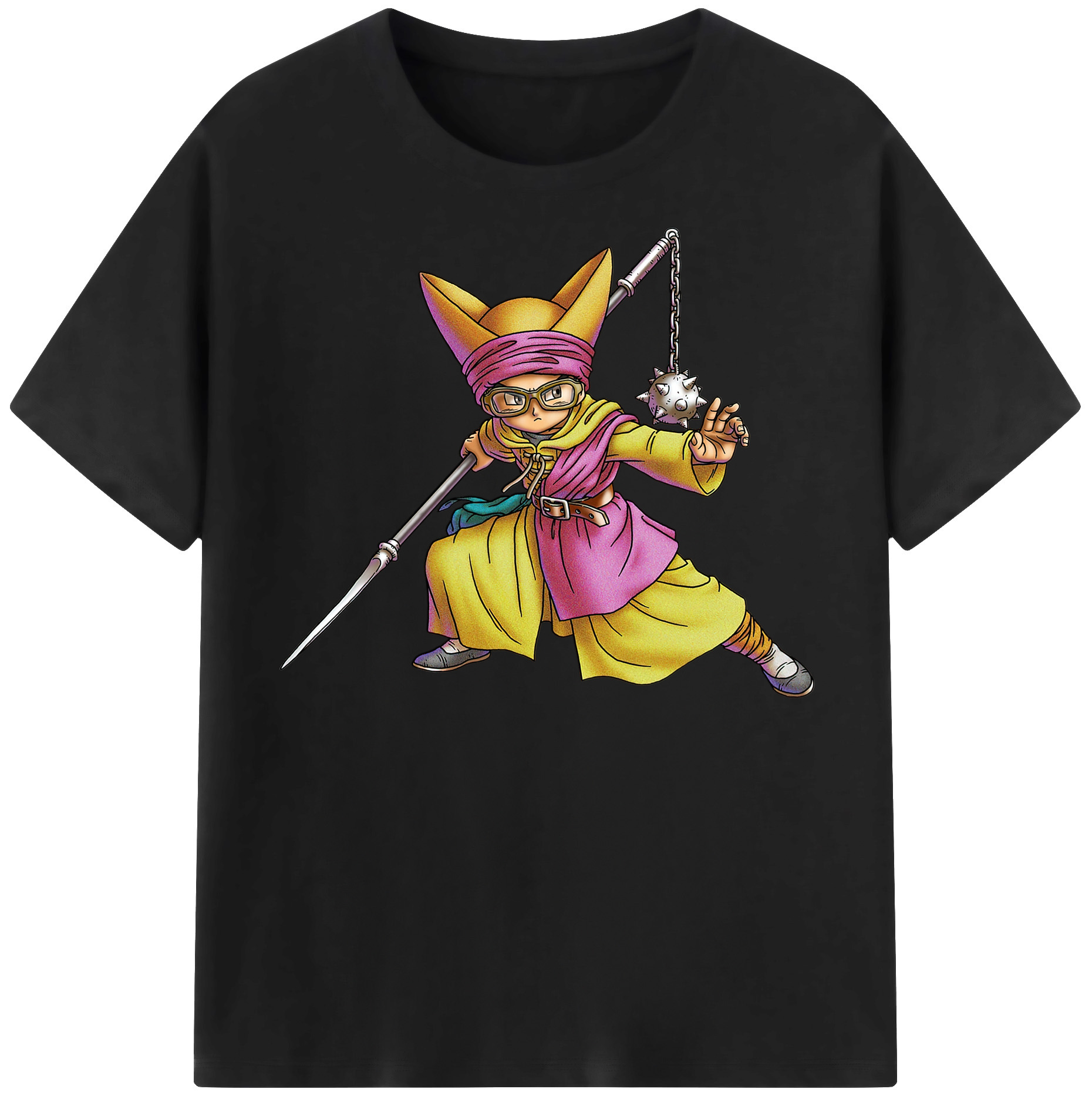 （画像用） ドラゴンクエスト Doragon Kuesuto Dragon Quest レディースカジュアルプリントTシャツ（綿100％）